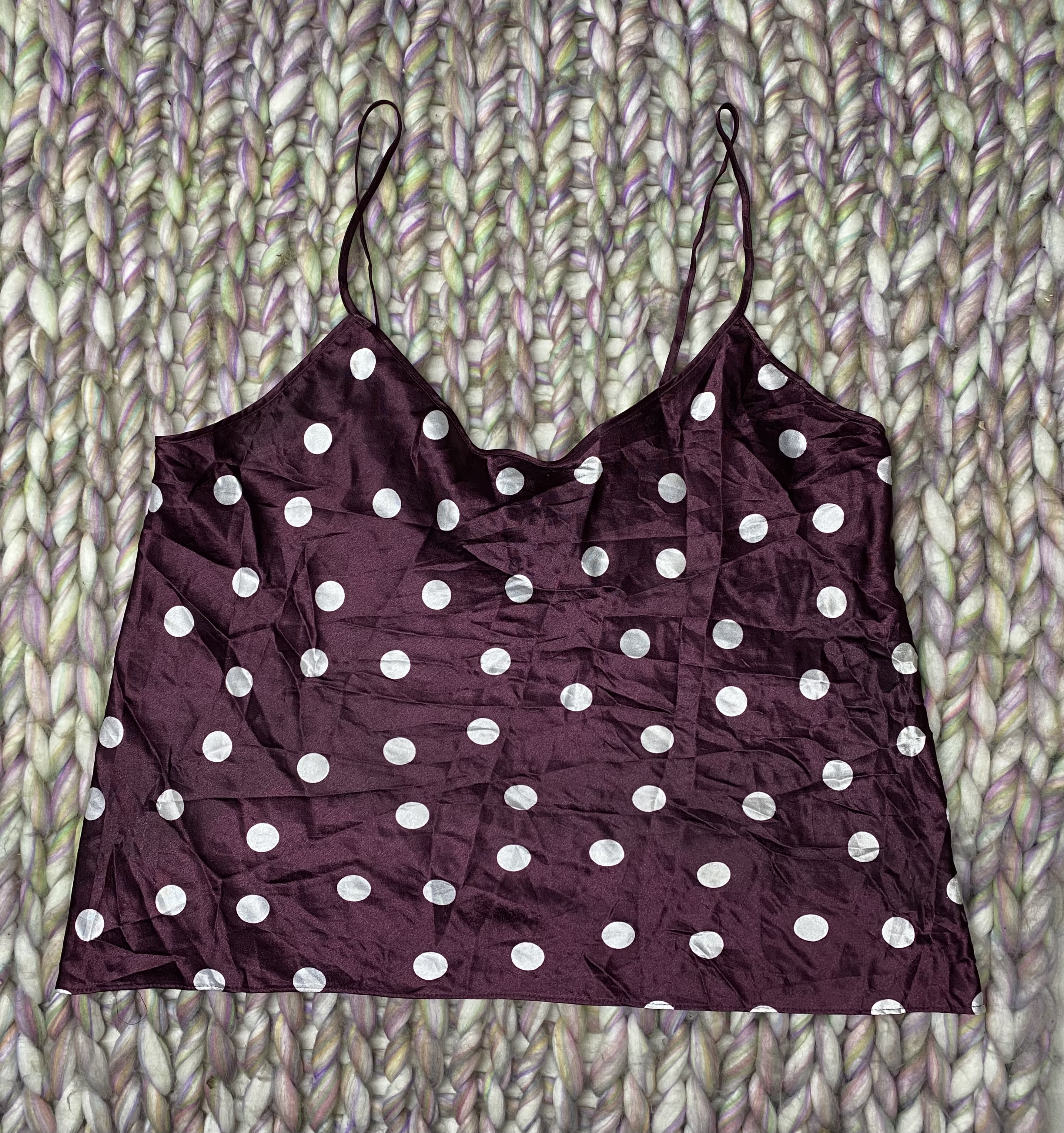 Animal Print Lace Trim Cami