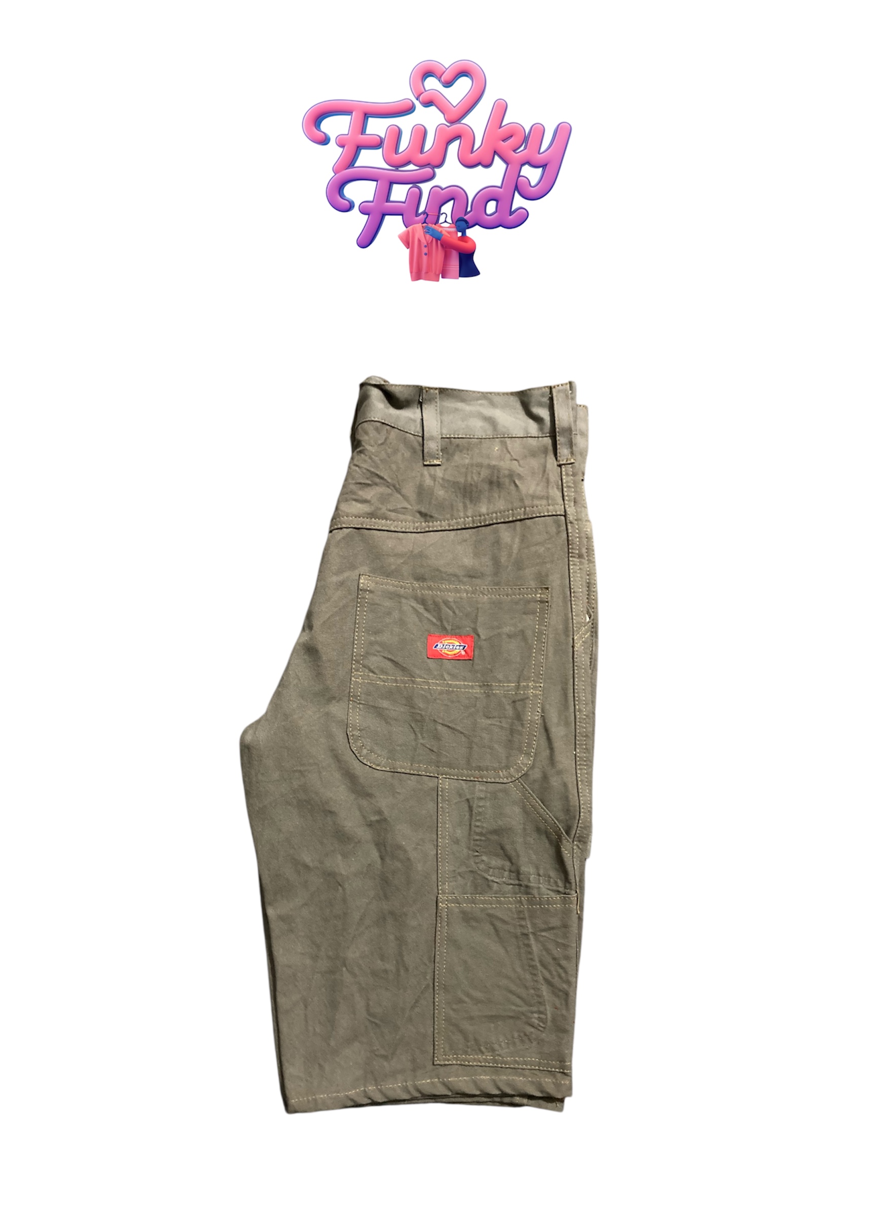 Upcycle Dickies Carpenter Workwear Shorts