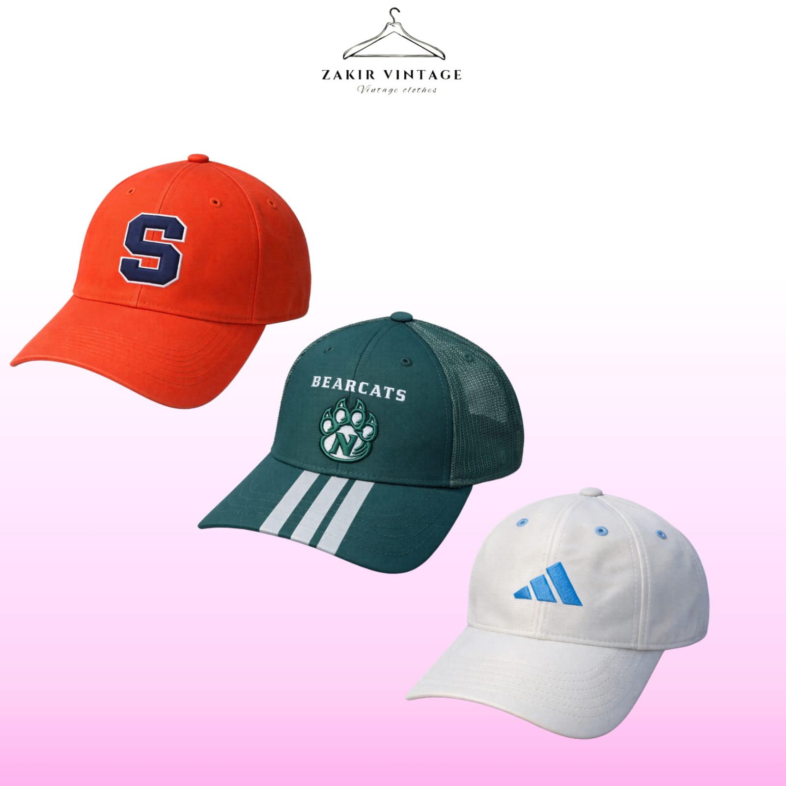 Branded Baseball Style Caps