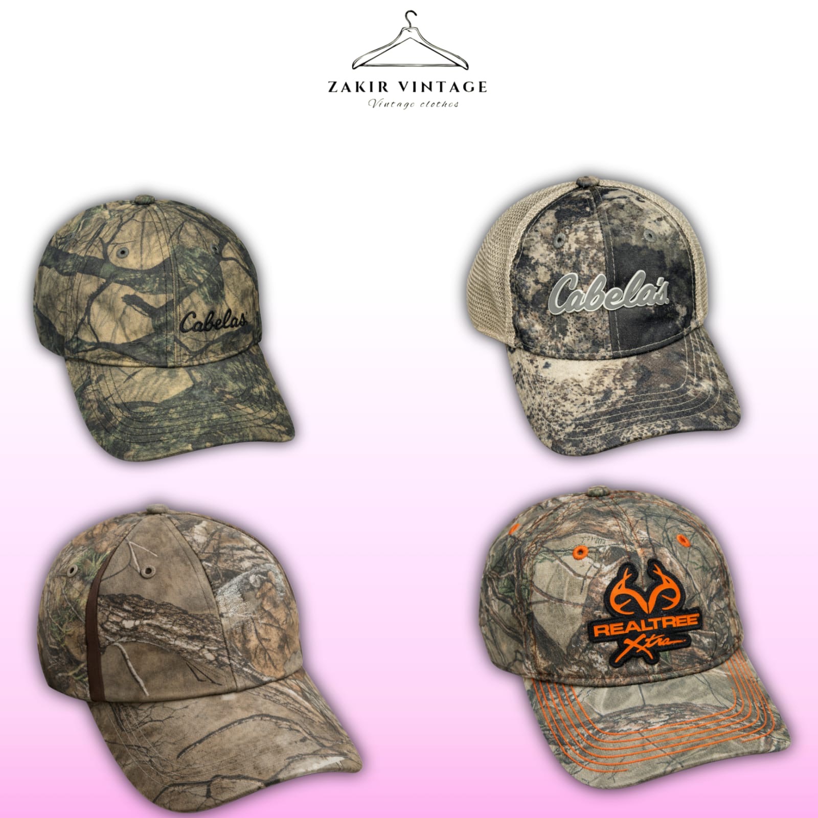 Real Tree Hunting Caps