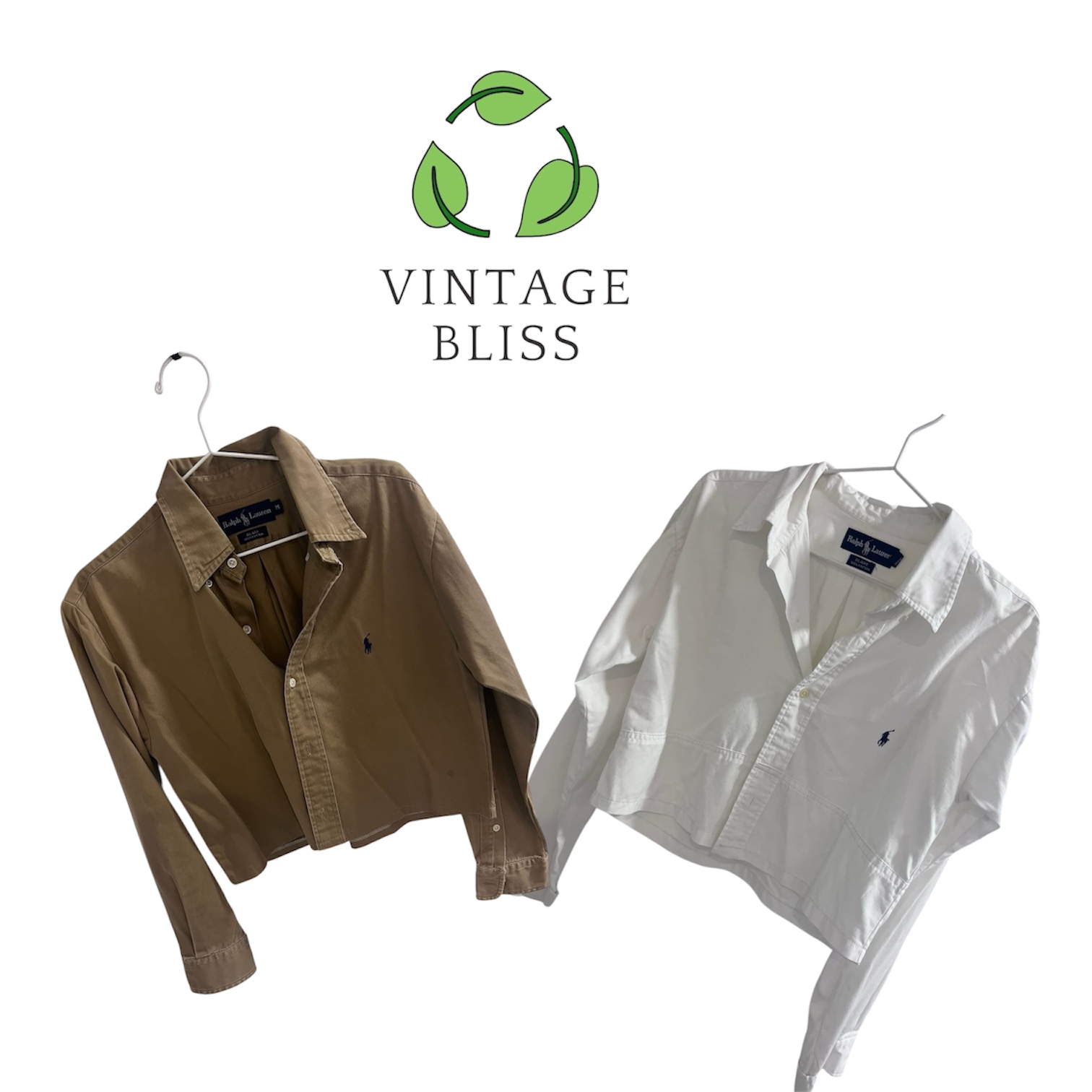 Upcycled Polo Ralph Lauren Woman Crop Tops