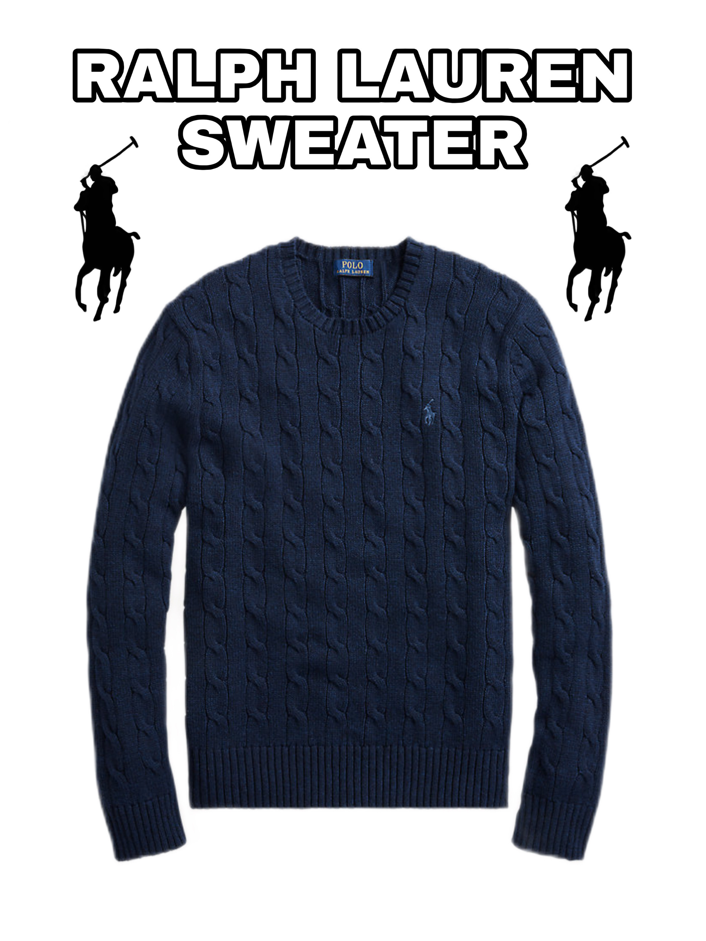 Ralph Lauren cabil knit