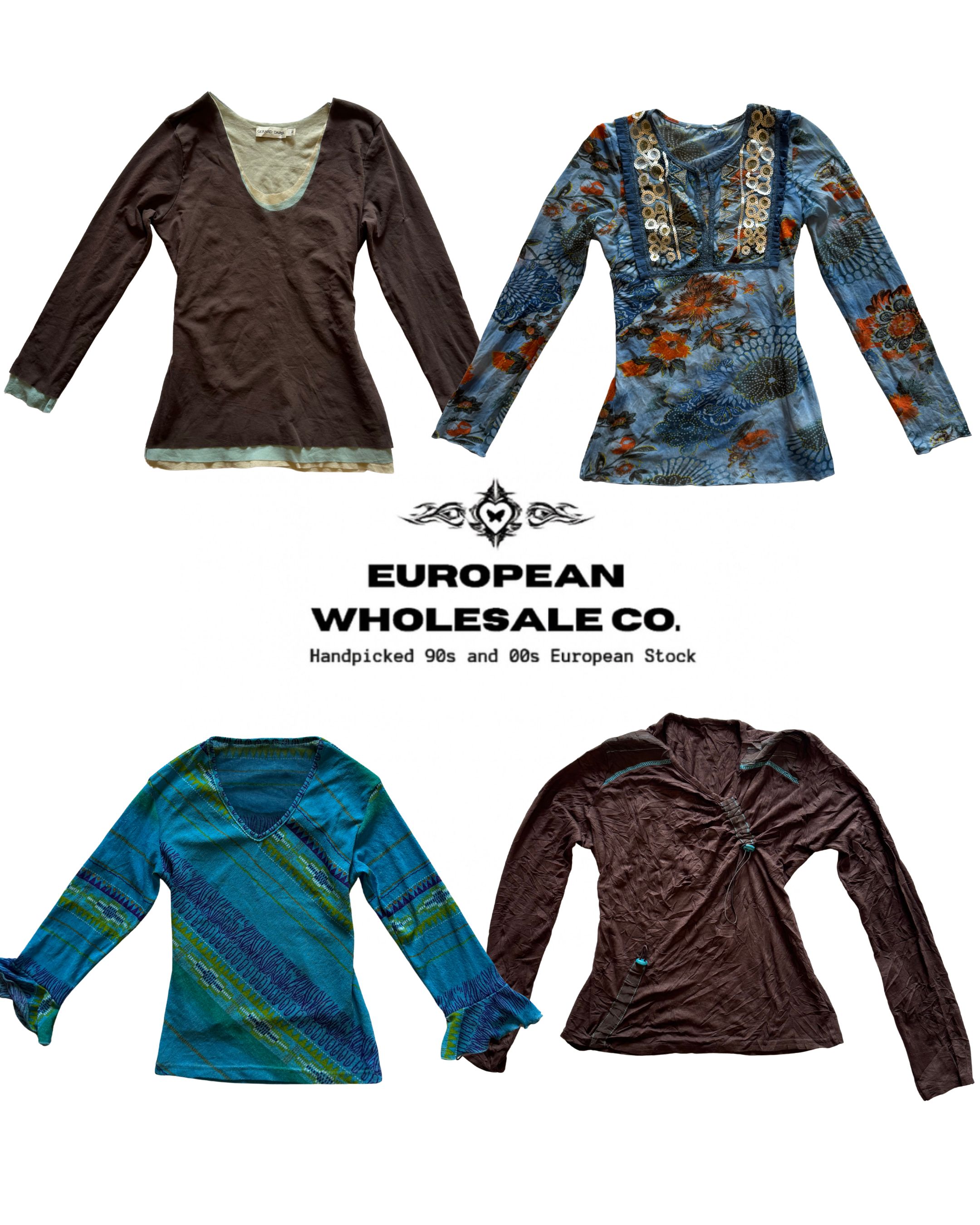 Y2K Oceancore Mesh Tops