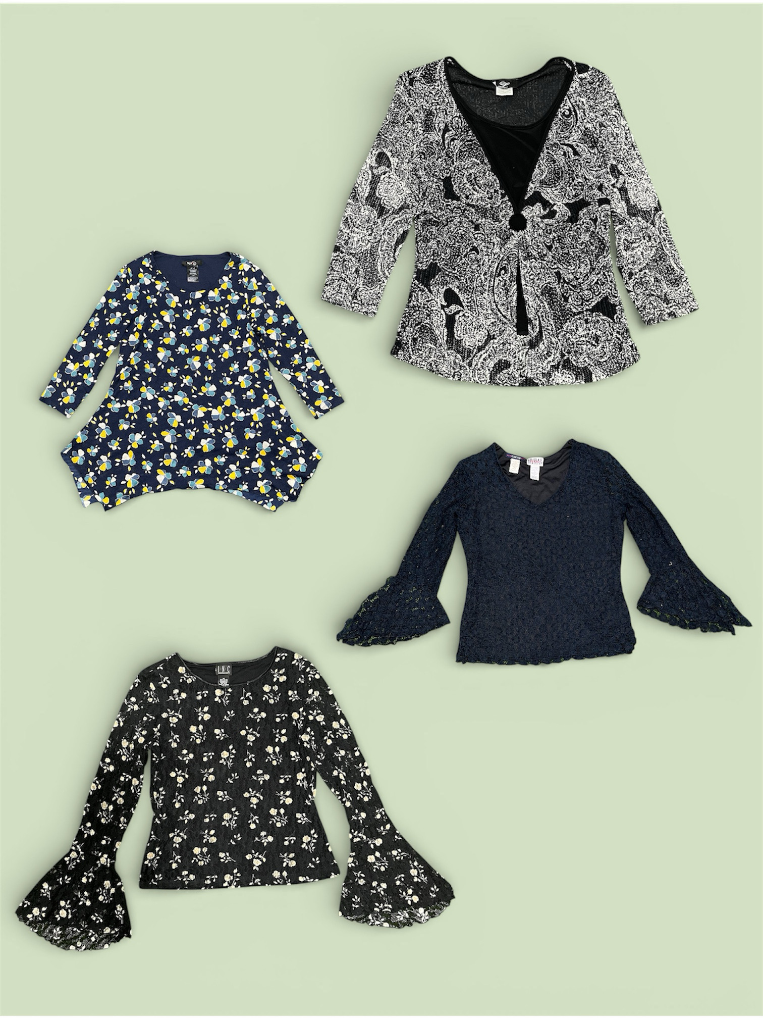 Yv217 Langarmbluse 6P