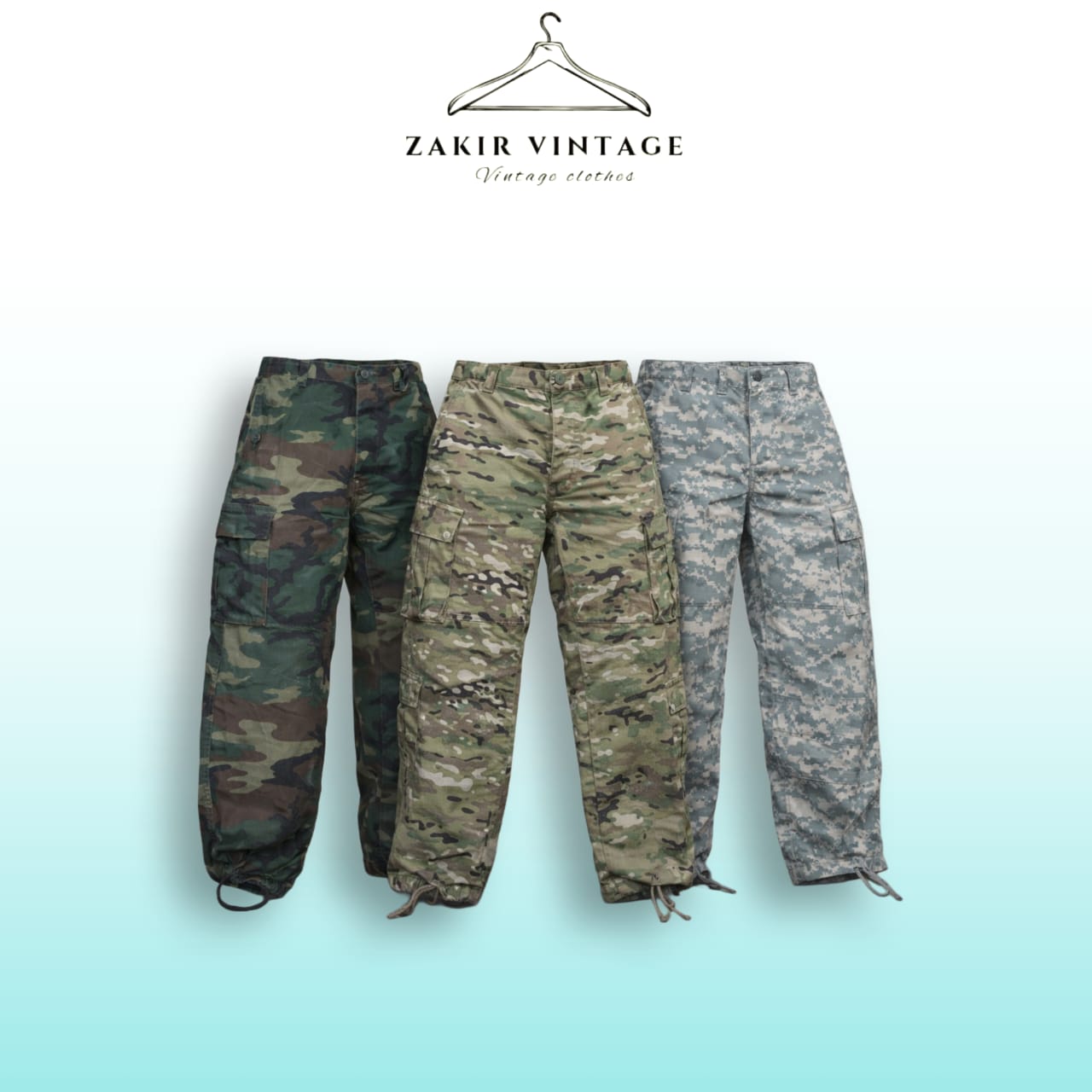  pantaloni militari digitali.