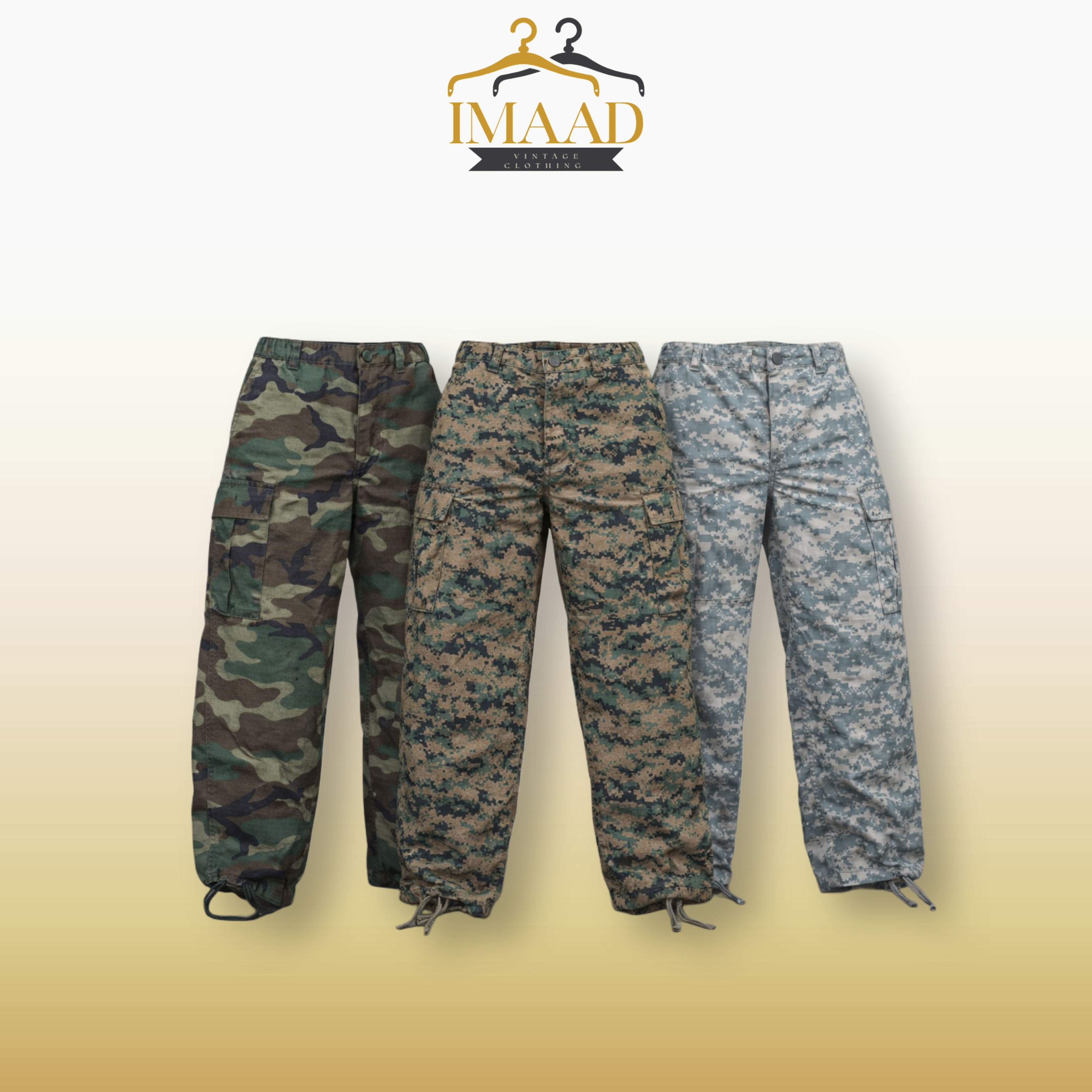 Camo cargo pants