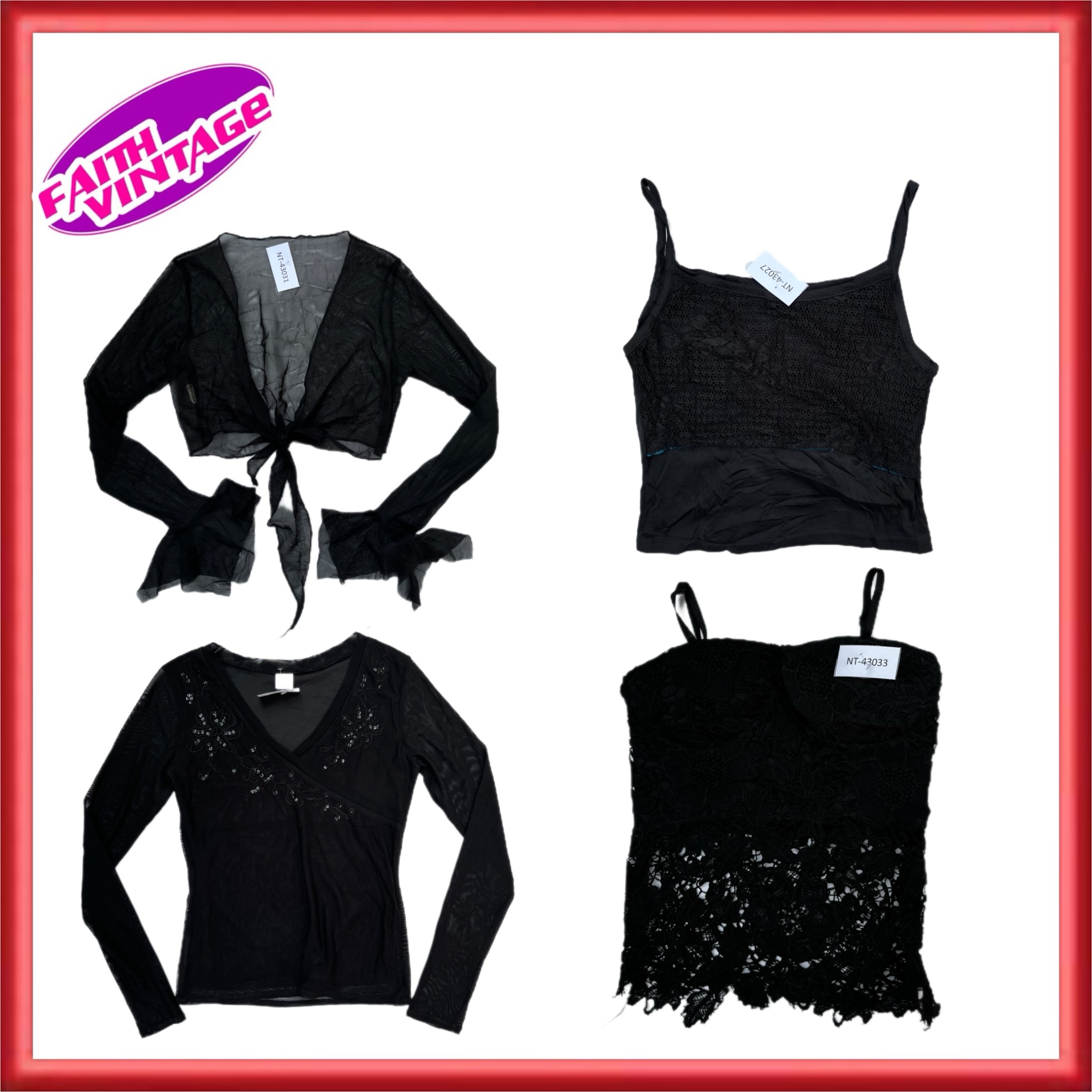 Black Widow’s Tees und Shirts Bundle (FV-543)