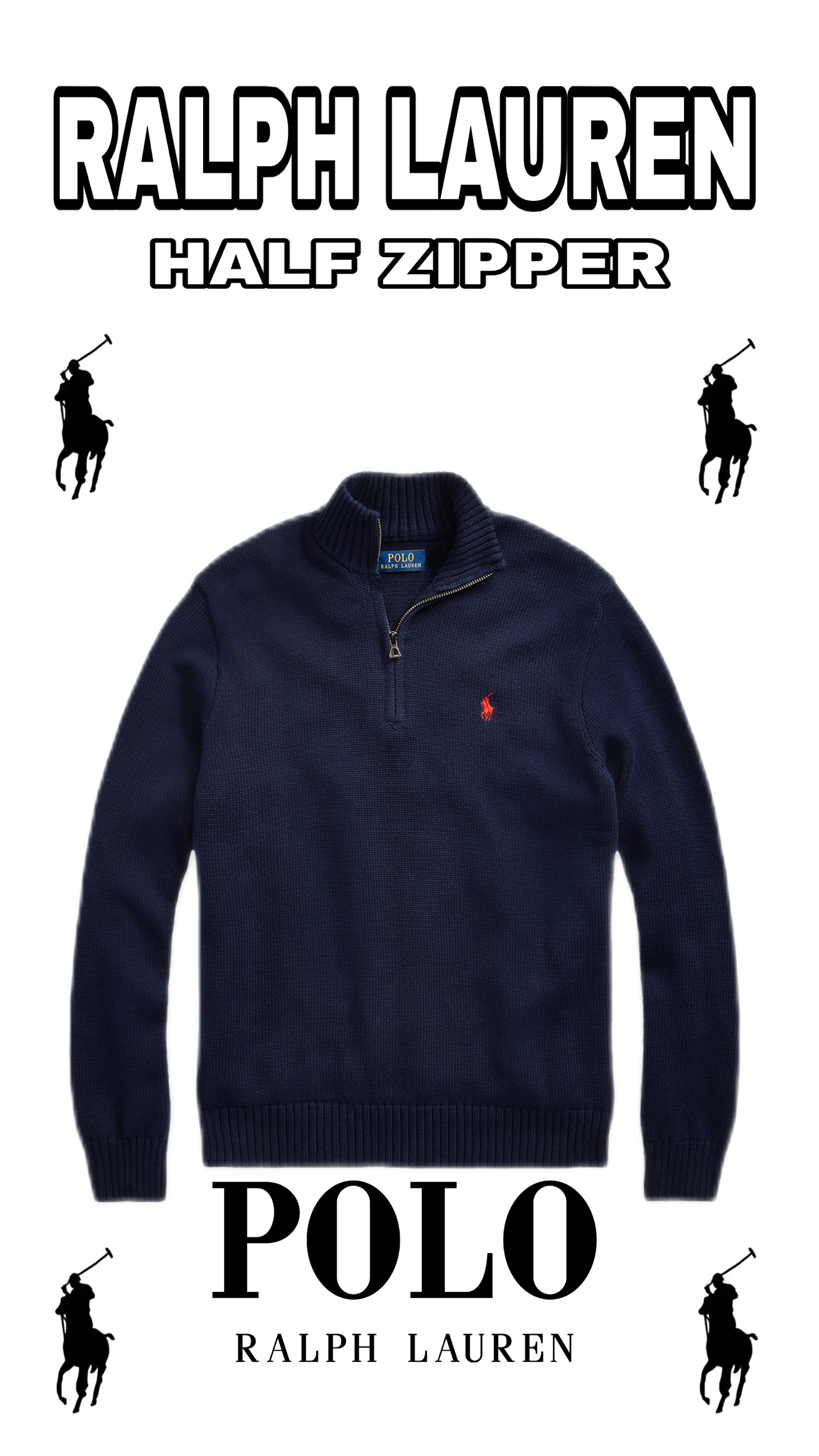 Ralph Lauren half zipper