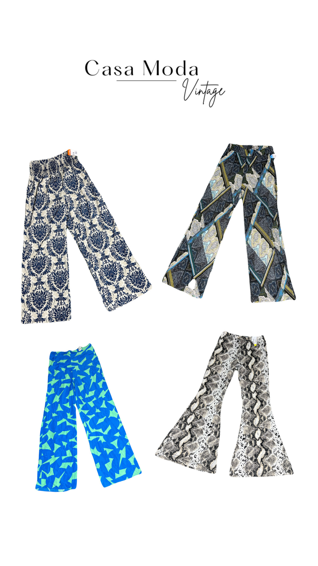 Y2K Silk Tapestry Pants 0602266