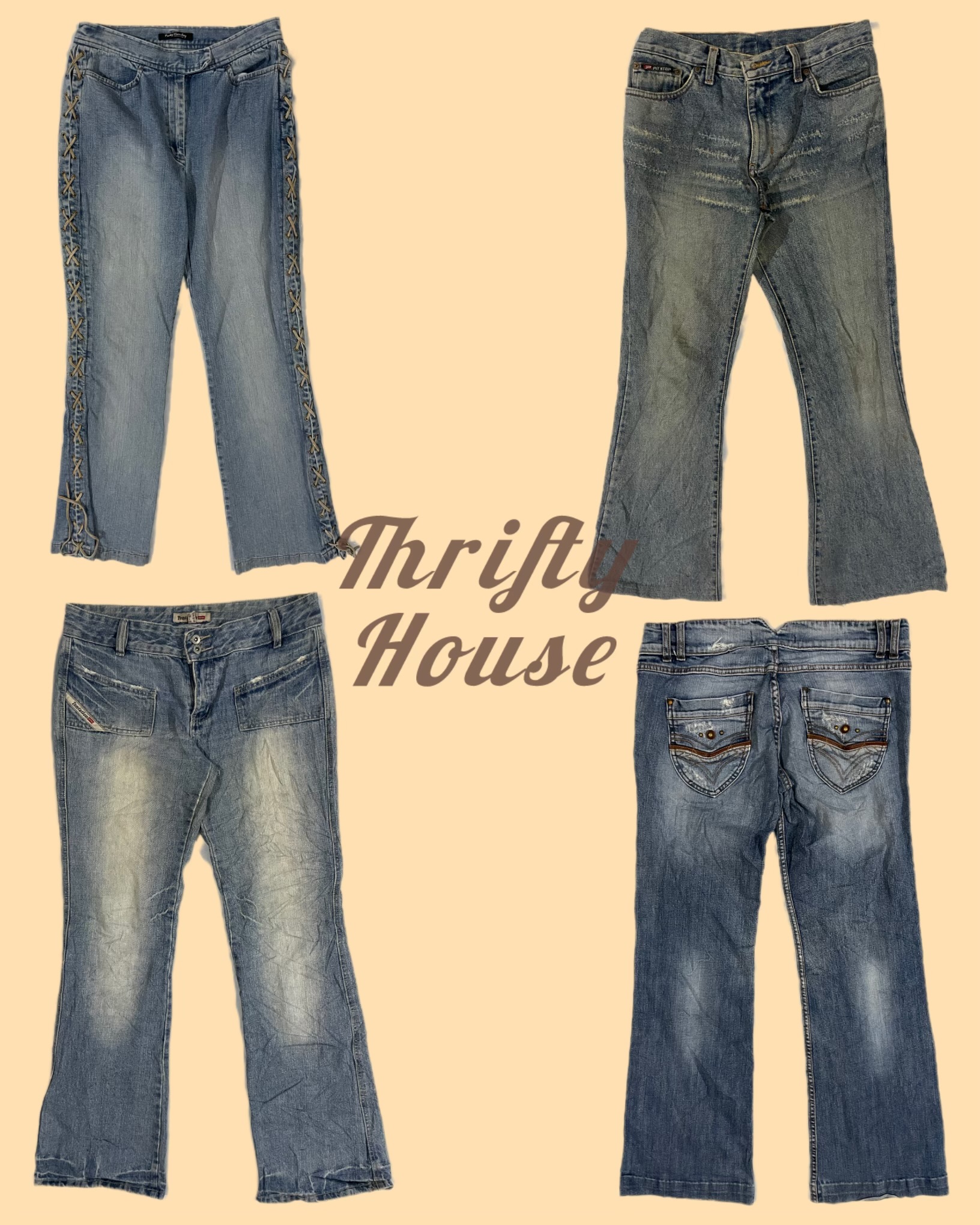 Edição de Jeans Y2K Denim (TH/197)