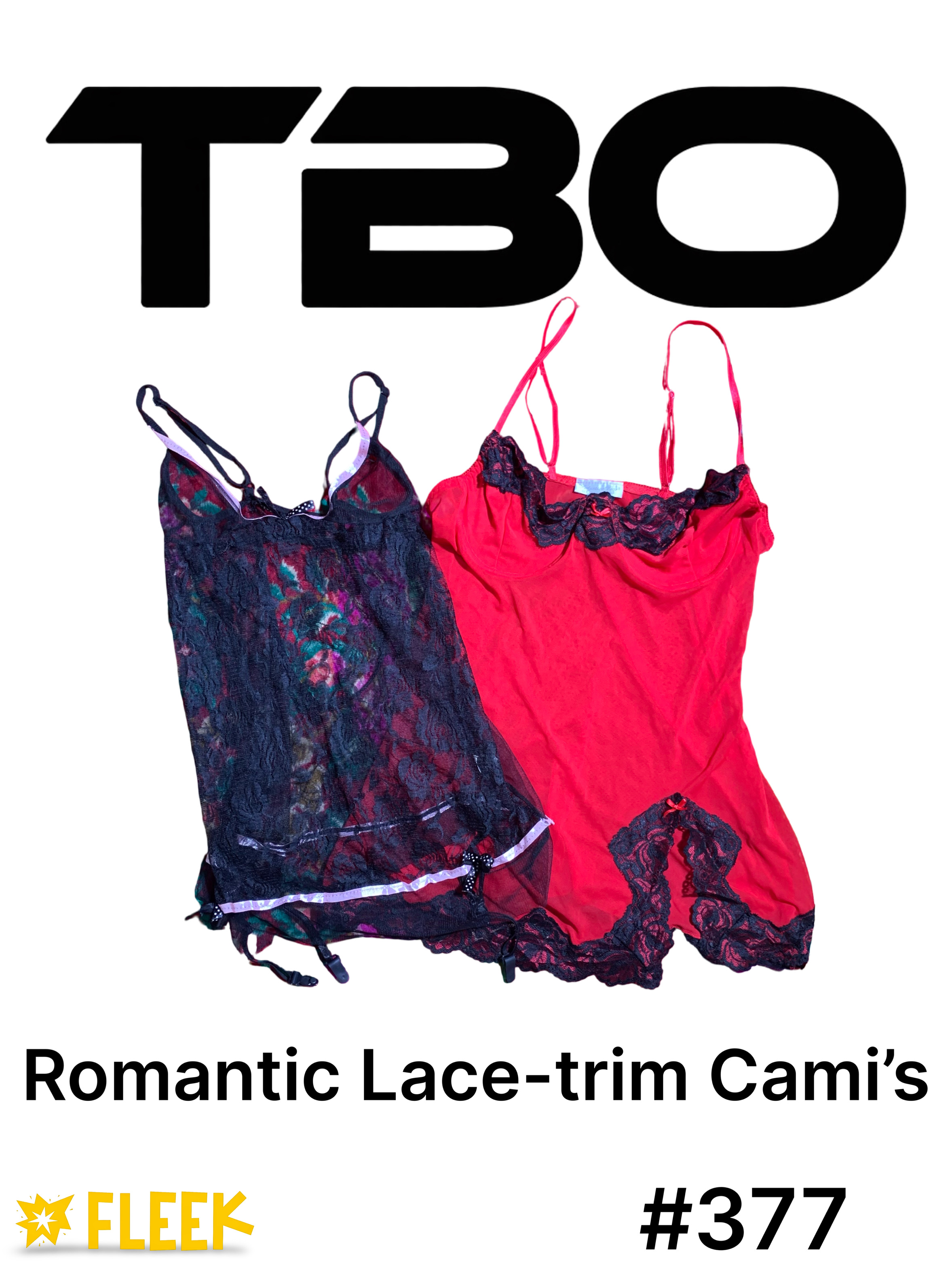 Lace Trim Cami    #377