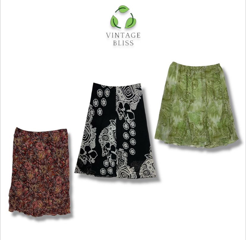 Jupes longues en poly Y2K