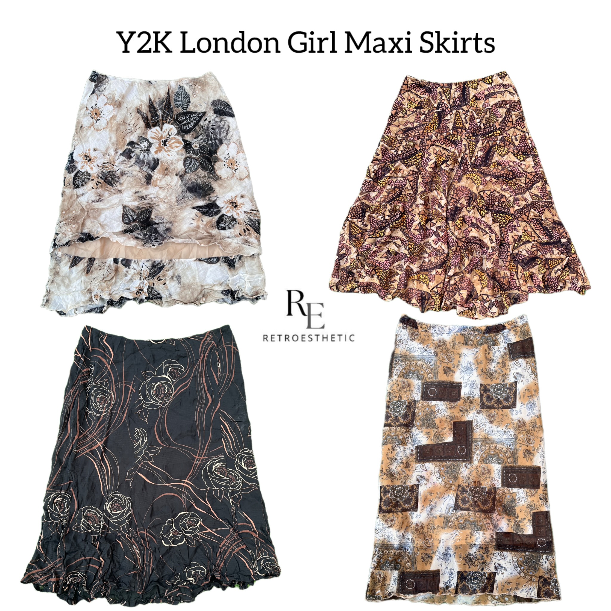 Jupes maxi Y2K London Girl RC-2763