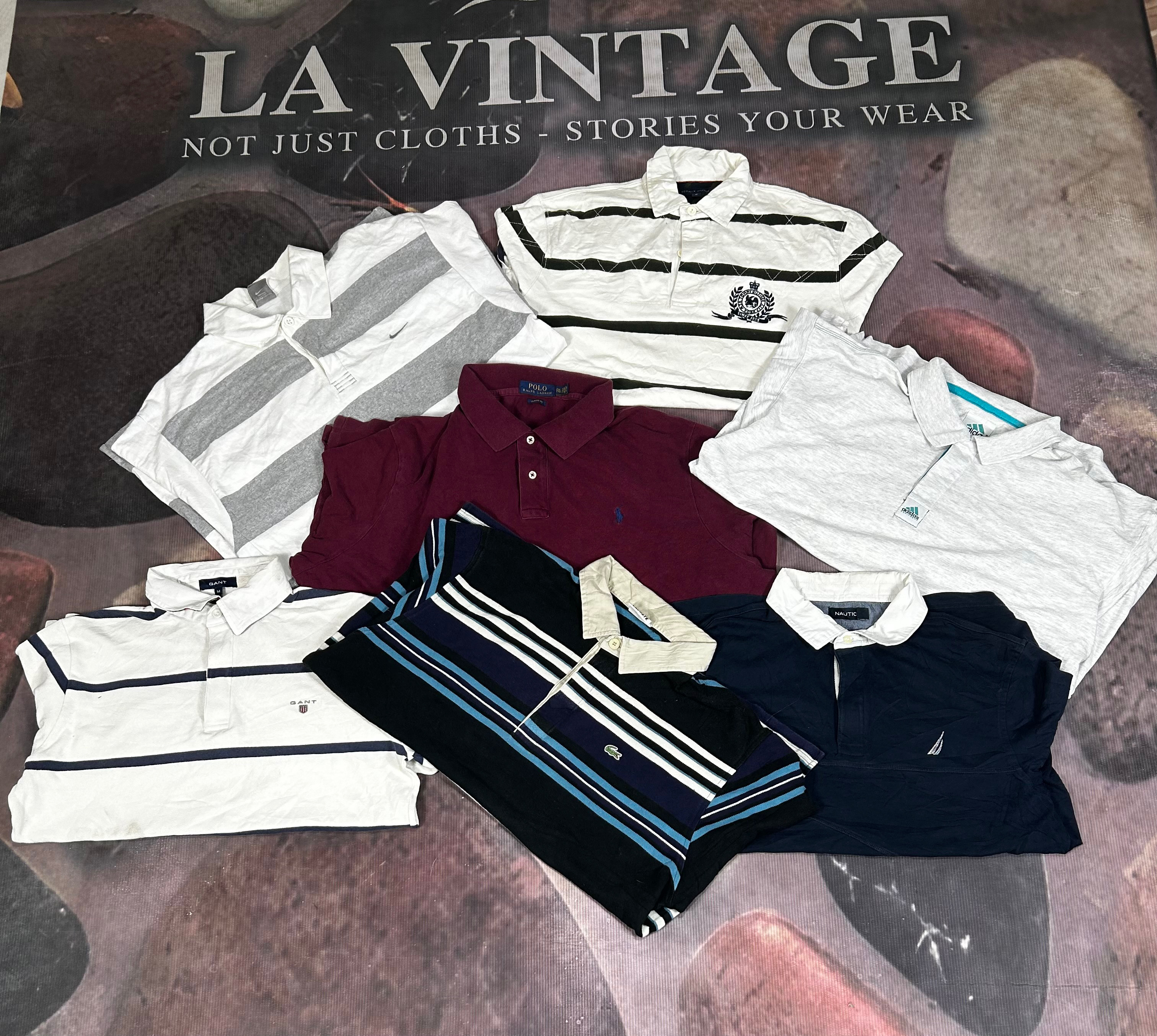 Vtg mix brand Rugby jersey -heavy weight cotton-Bl..