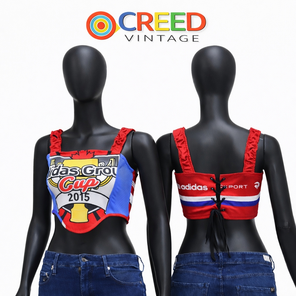 CR1273 Upcycled Crop Top