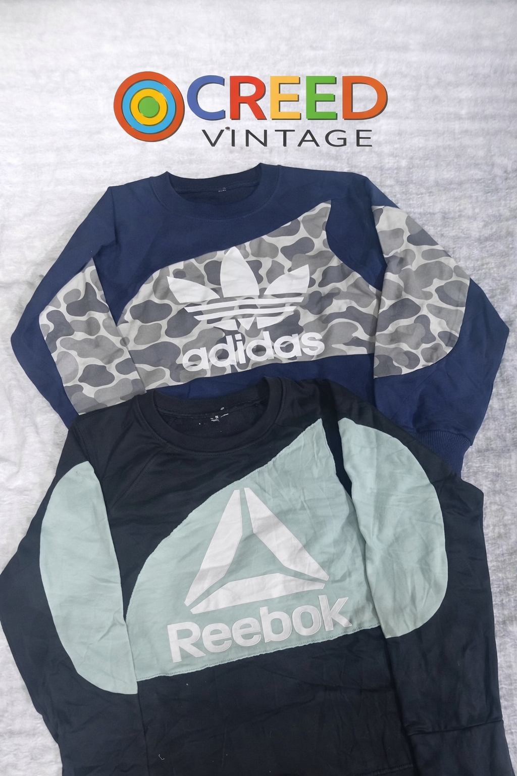 CR6476 Upcycle Mix Branded Sweatshirts