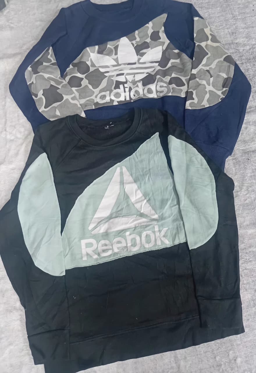 CR6476 Upcycle Mix Branded Sweatshirts