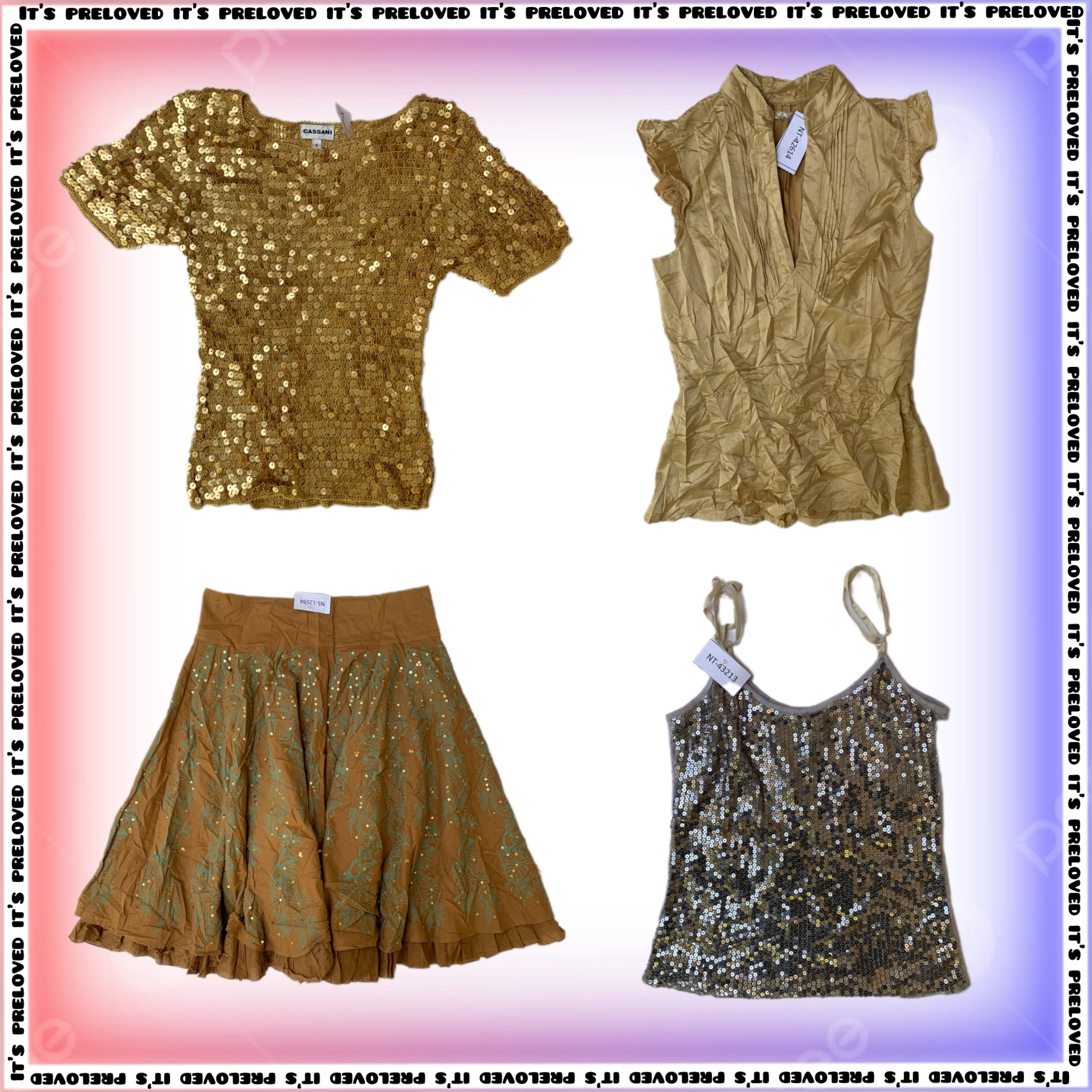 Ensemble Bling Ring - hauts, robes, jupes (SS-1951)
