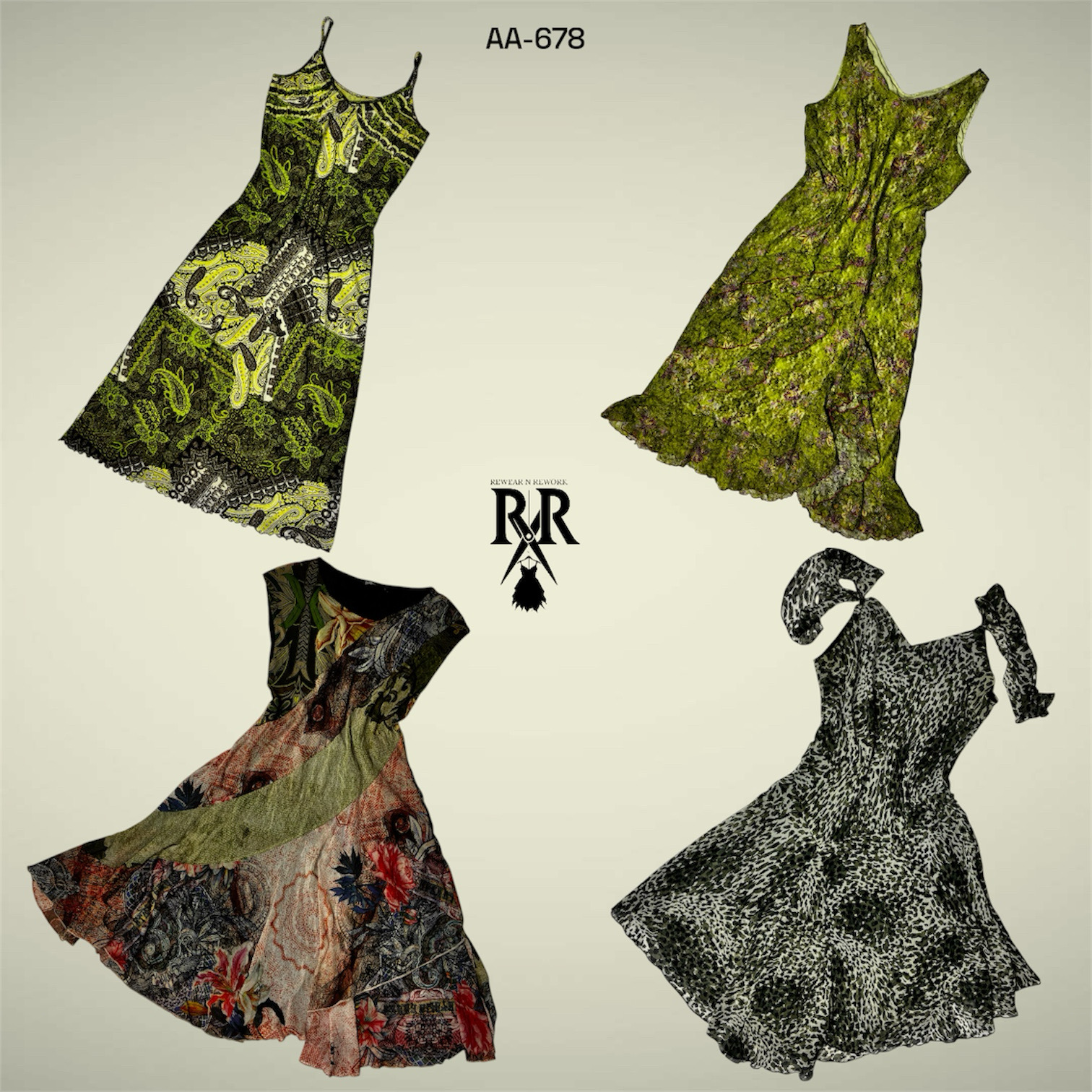 Y2K The Nature Vibe Summer Dresses (AA-678)