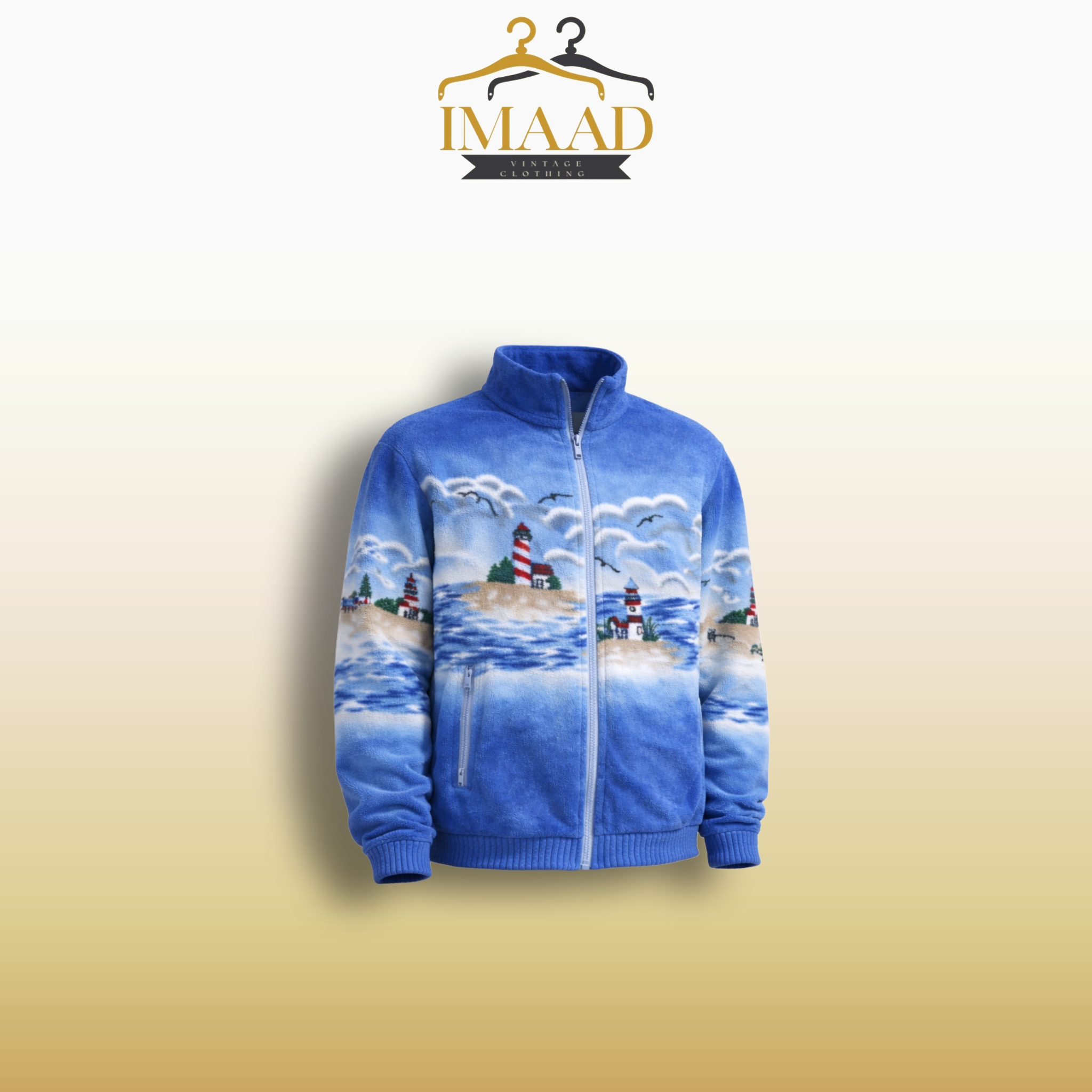 Crazy fleece jacket.