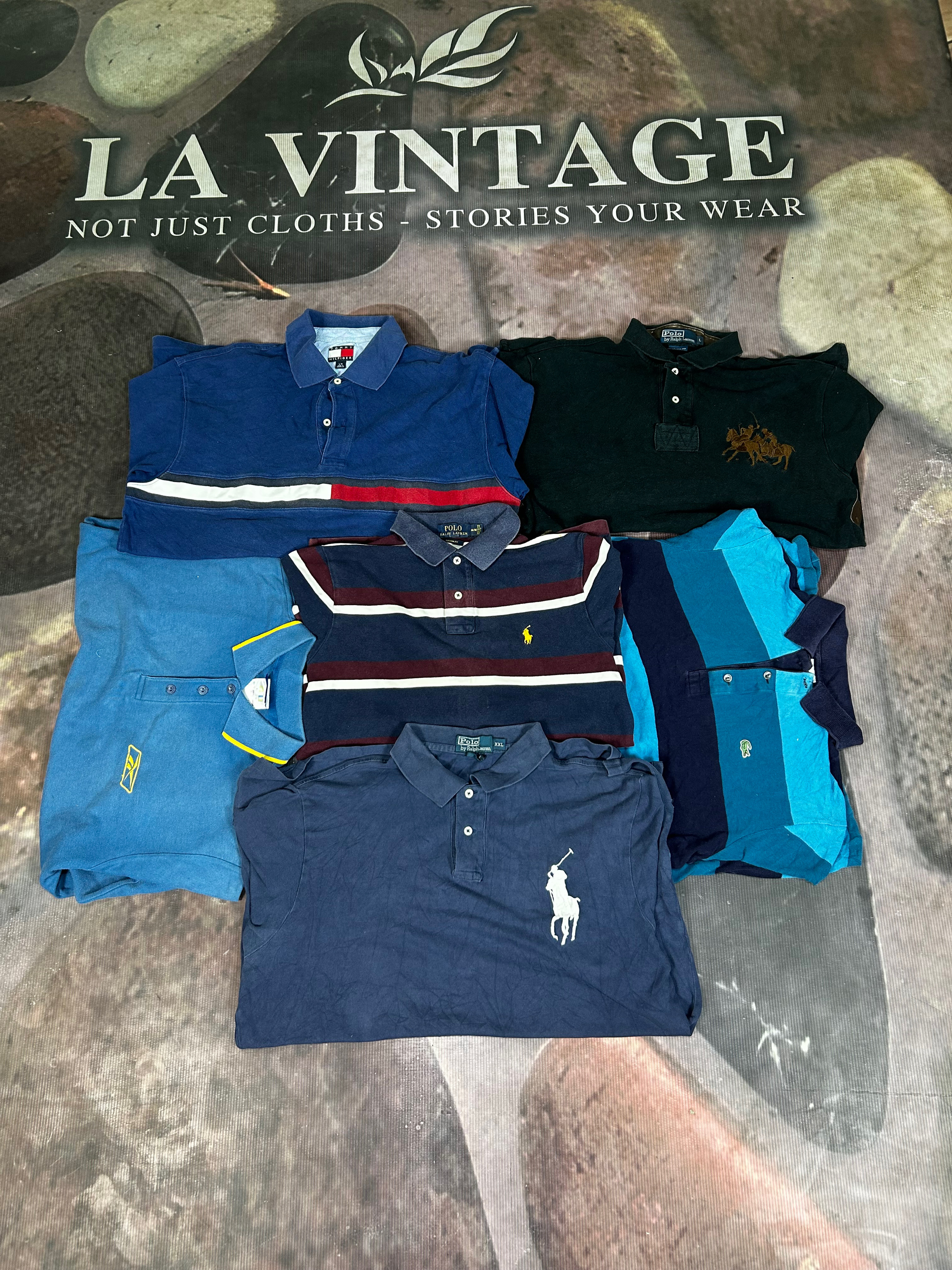 Vintage pastel 2 button polo 90s prep -Fire