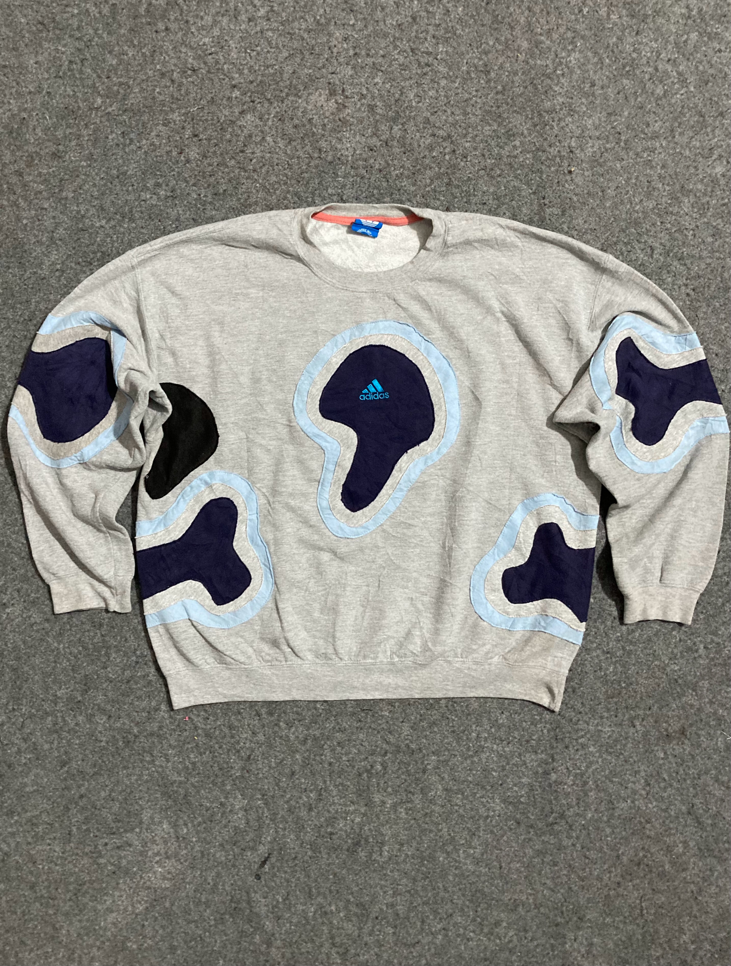 Upcycle Adidas Patchwork Sweatshirt