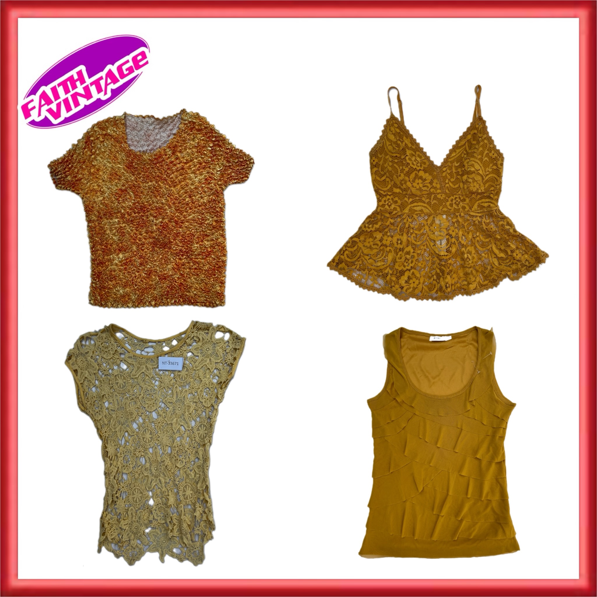 Sun Dip Core Mix Top Jupe et Ensemble Robe (FV-549..