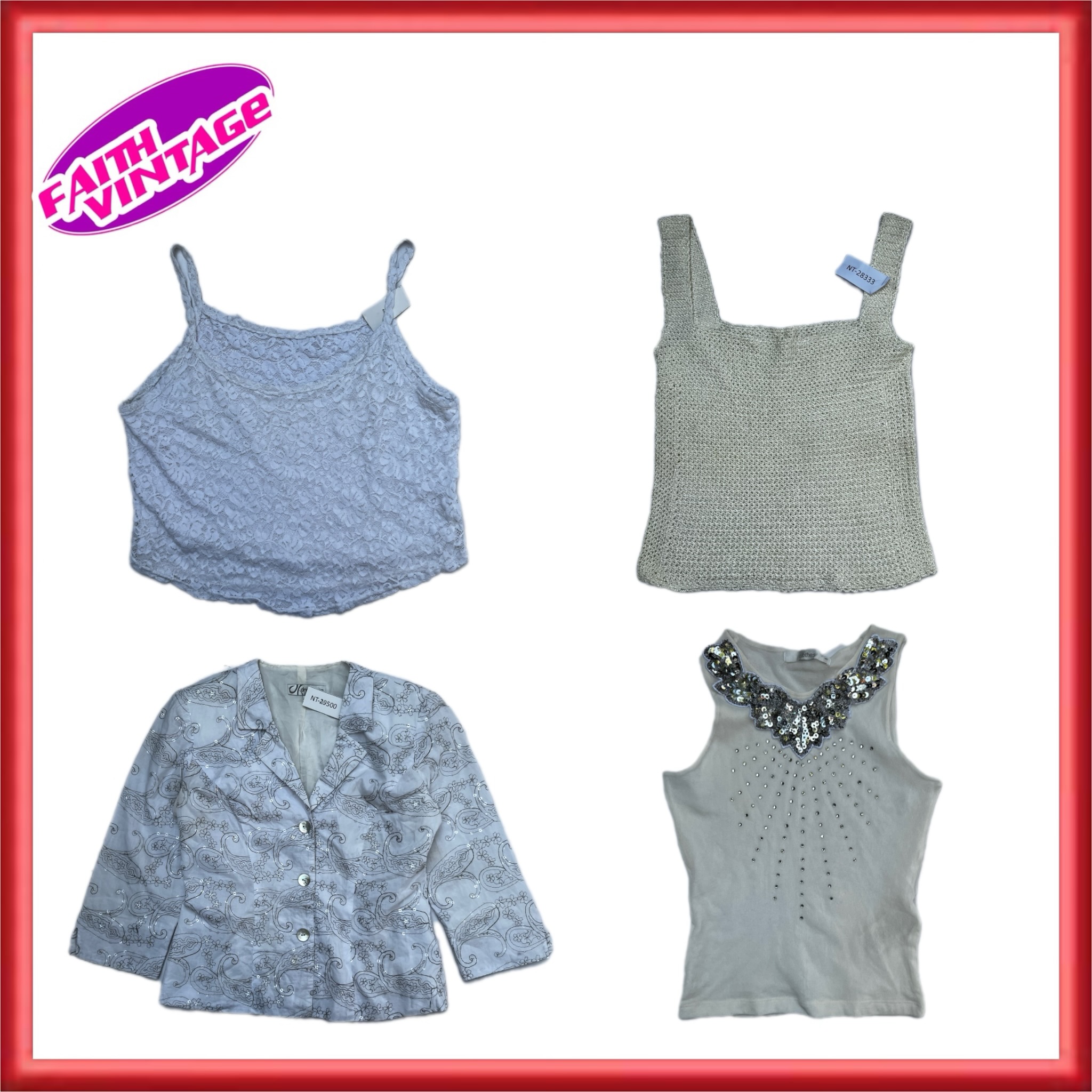 Pearl Alabaster Grace Tops und Blusen Bundle (FV-5..