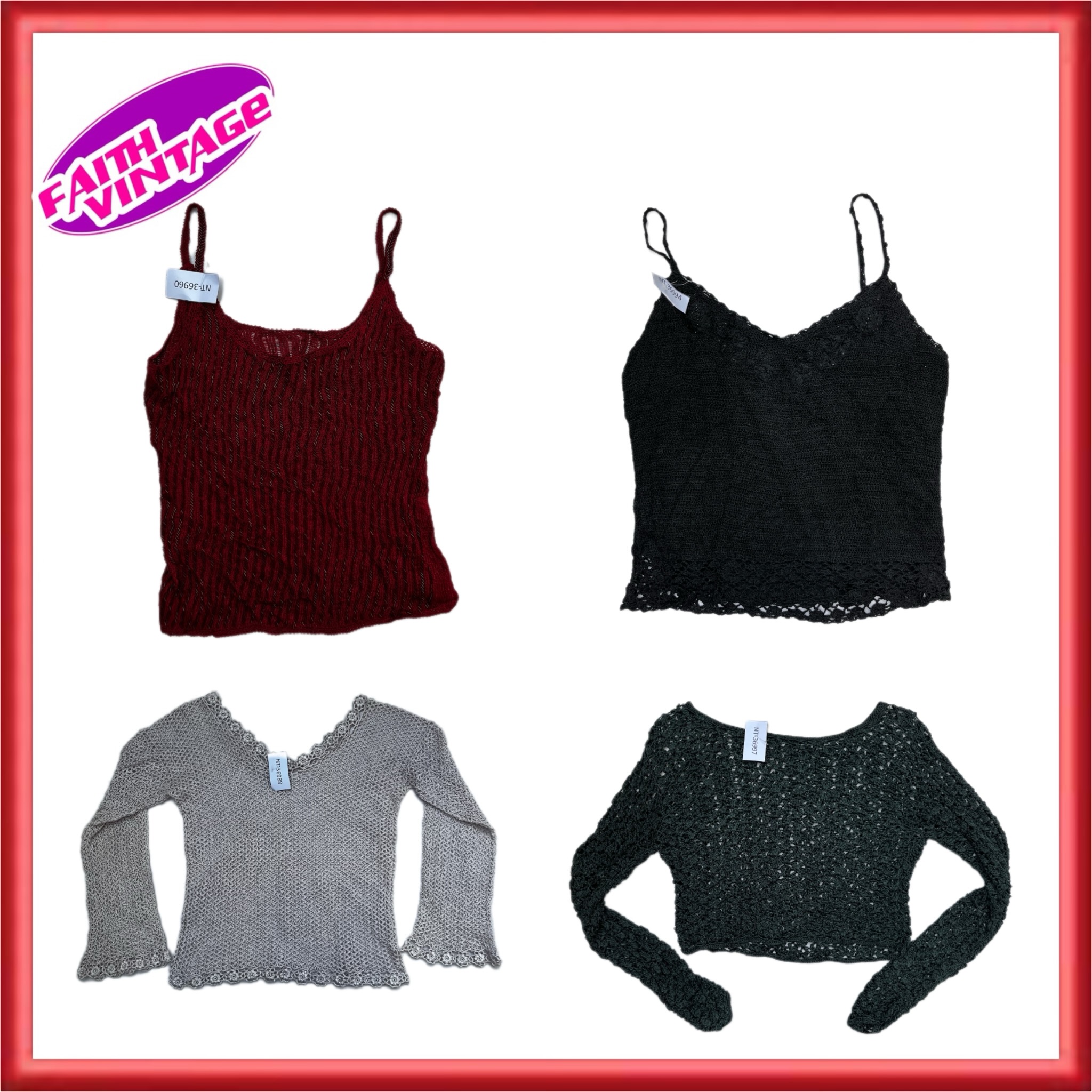 Dreamy Crochet Tops Bundle (FV-554)