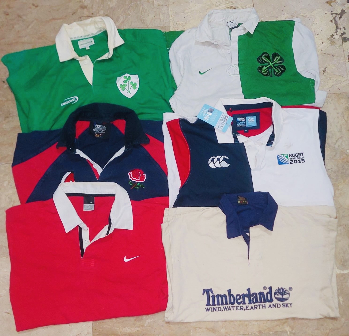 Mix vintage club rugby shirts bundle 40
