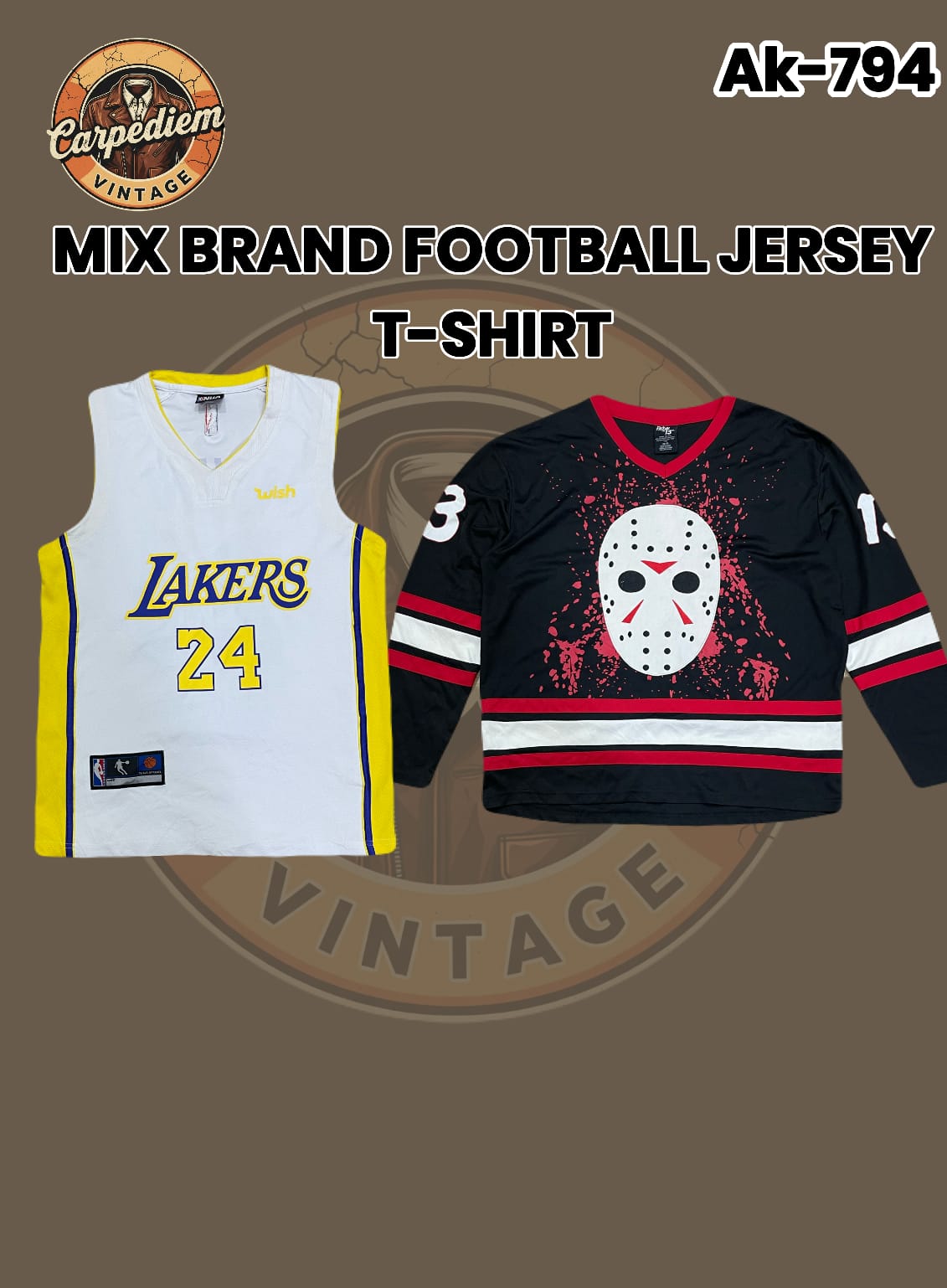 「Mix brand Football Jersey T-shirt Ak-794」