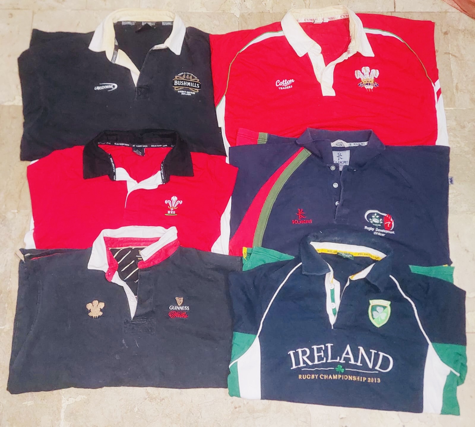 Mix vintage club rugby shirts bundle 42