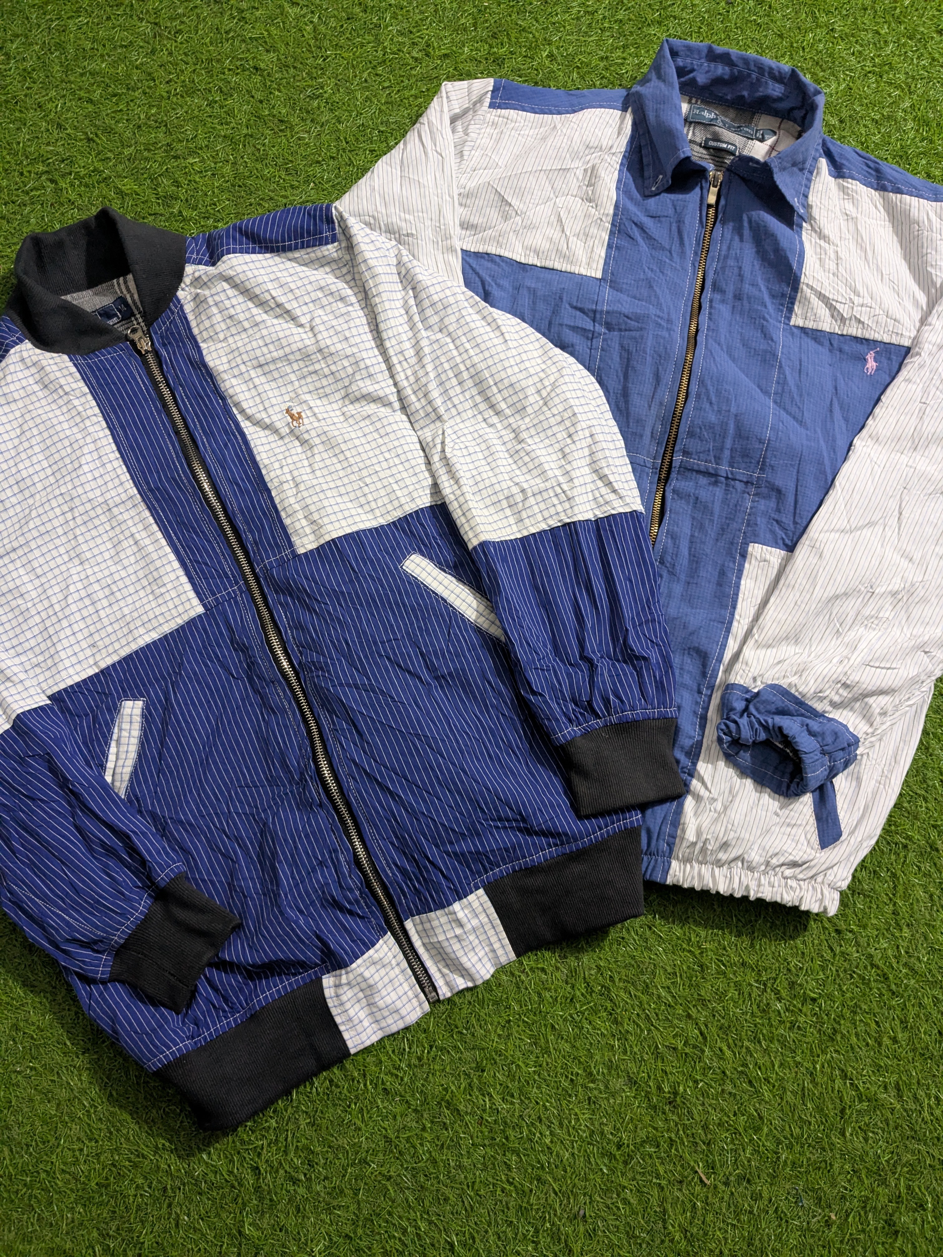 Upcycle polo RL Harrington jacket