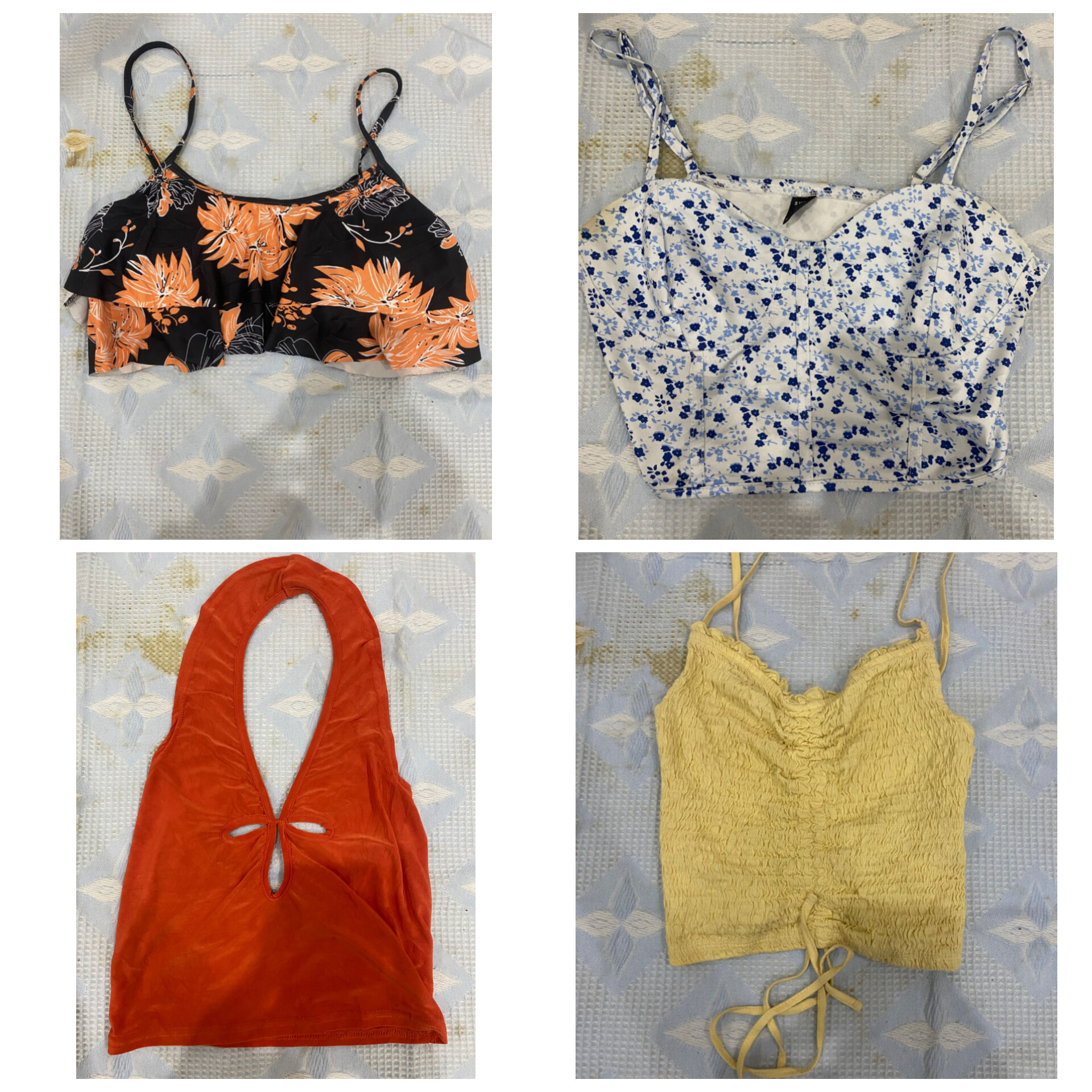 クラッシー ヴィンテージ キャミソール トップス Y2k エディション VR-218