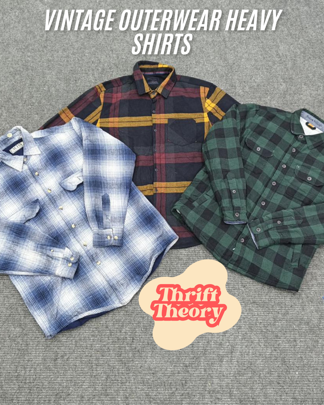 Vintage Outerwear Heavy Shirts - (10/02)