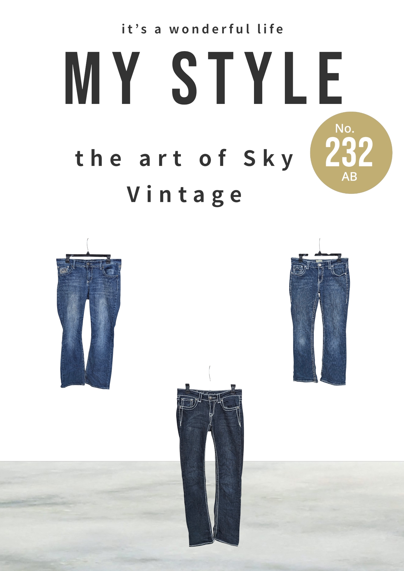 Y2K Denim Jeans (AB 232)