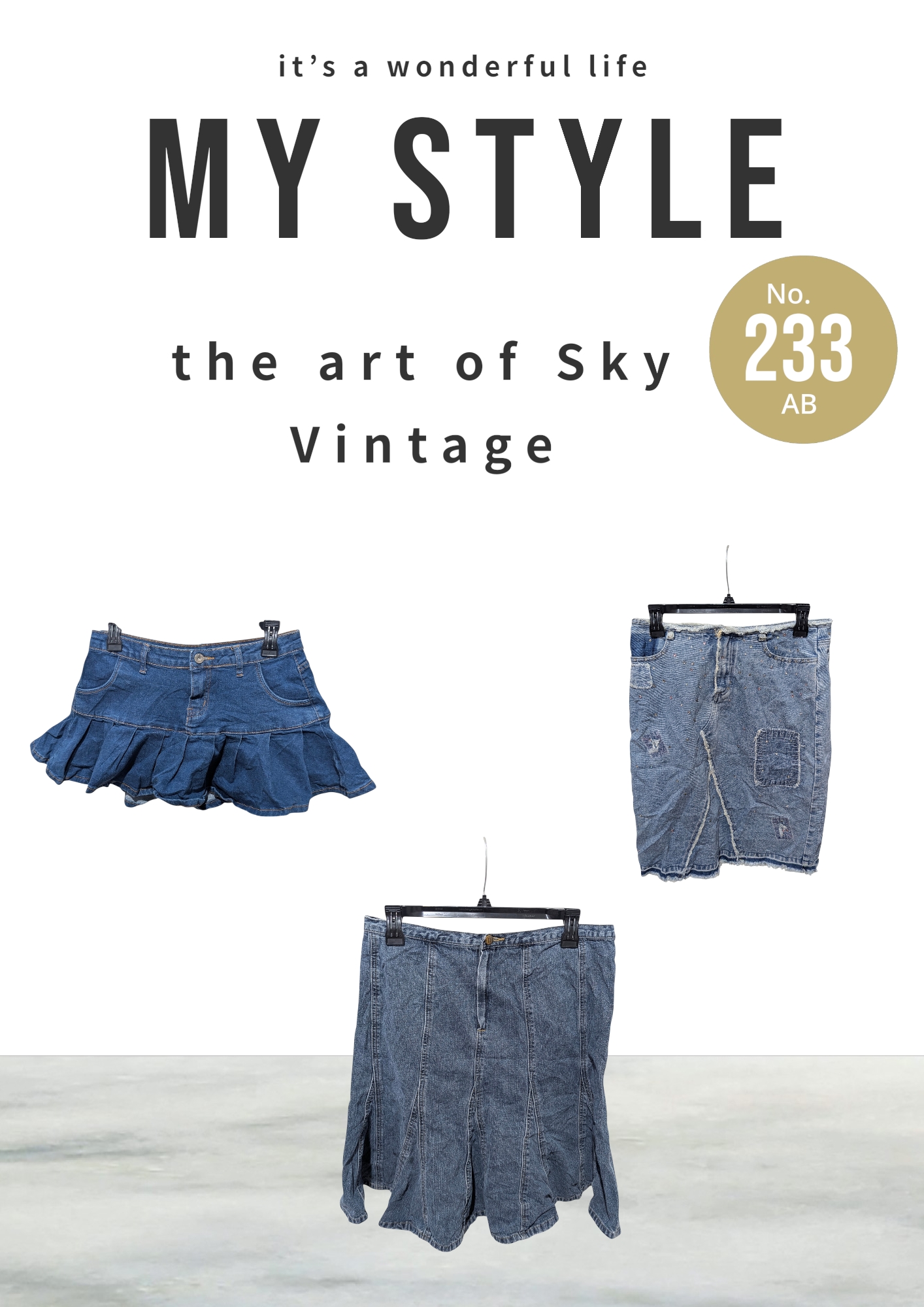 Y2K Denimröcke (AB 233)