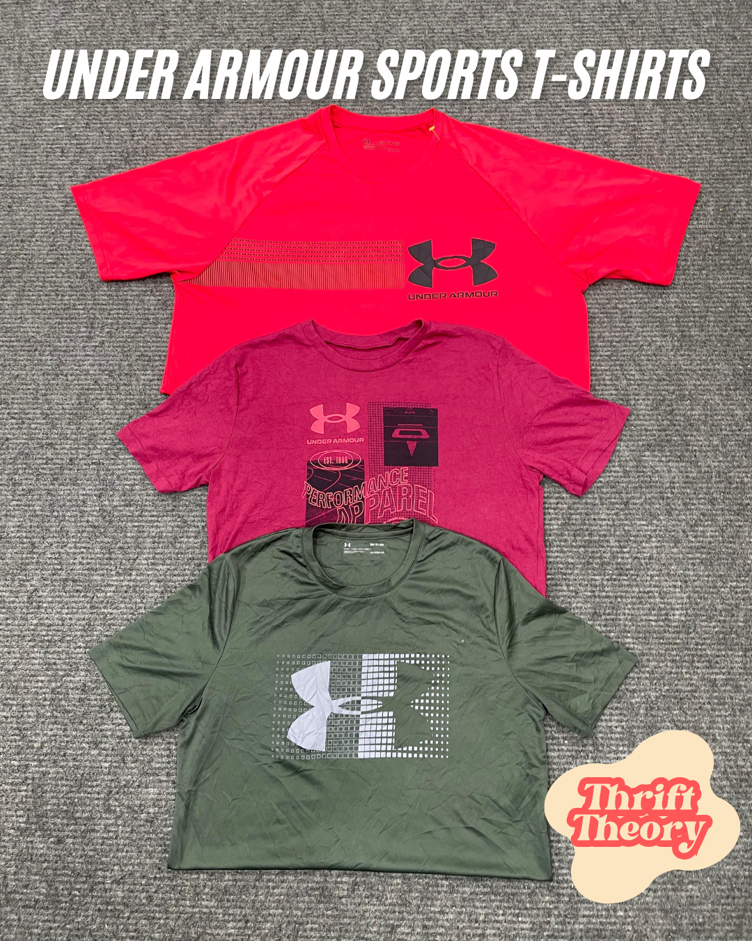Undet Armour Sports T-Shirts - (10/02)