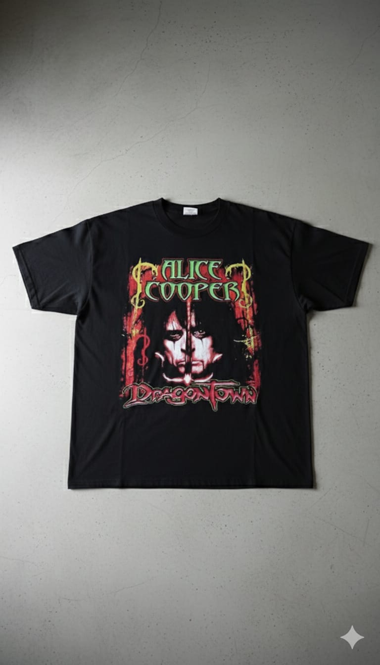 ヴィンテージTシャツ、アリス・クーパー、メタリカ、ニルヴァーナ、レッド・ツェッペリン、ガンズ・アンド・ローゼズ 80年代＆90年代コレクション