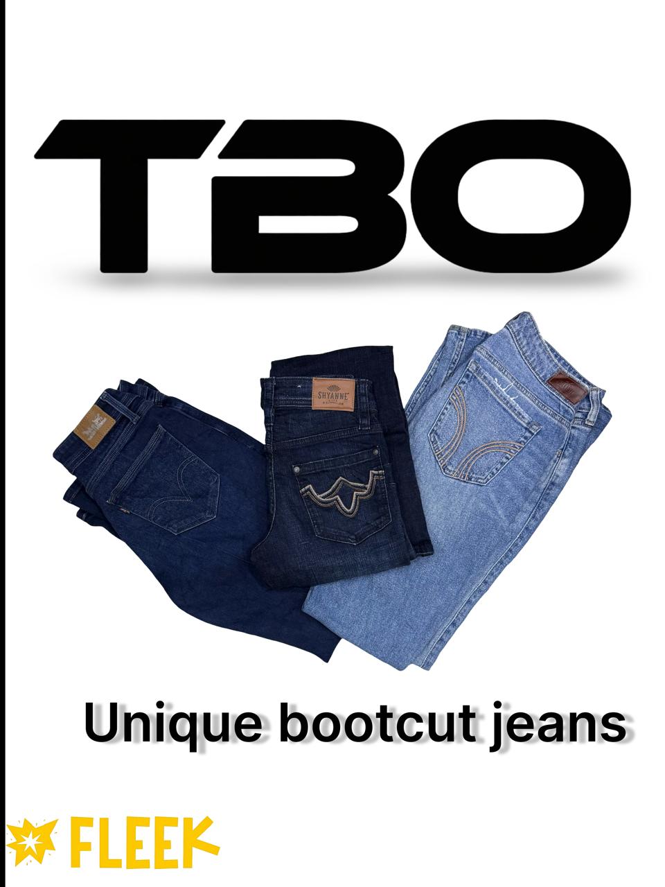 Jean bootcut unique