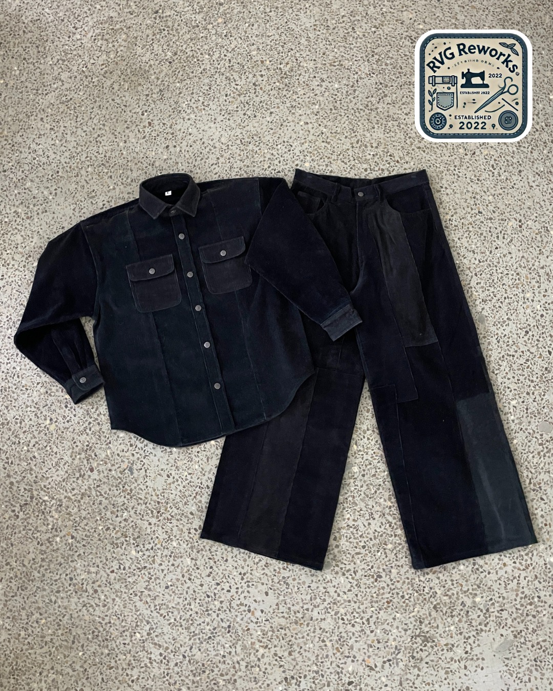 Upcycled Corduroy Utility Set