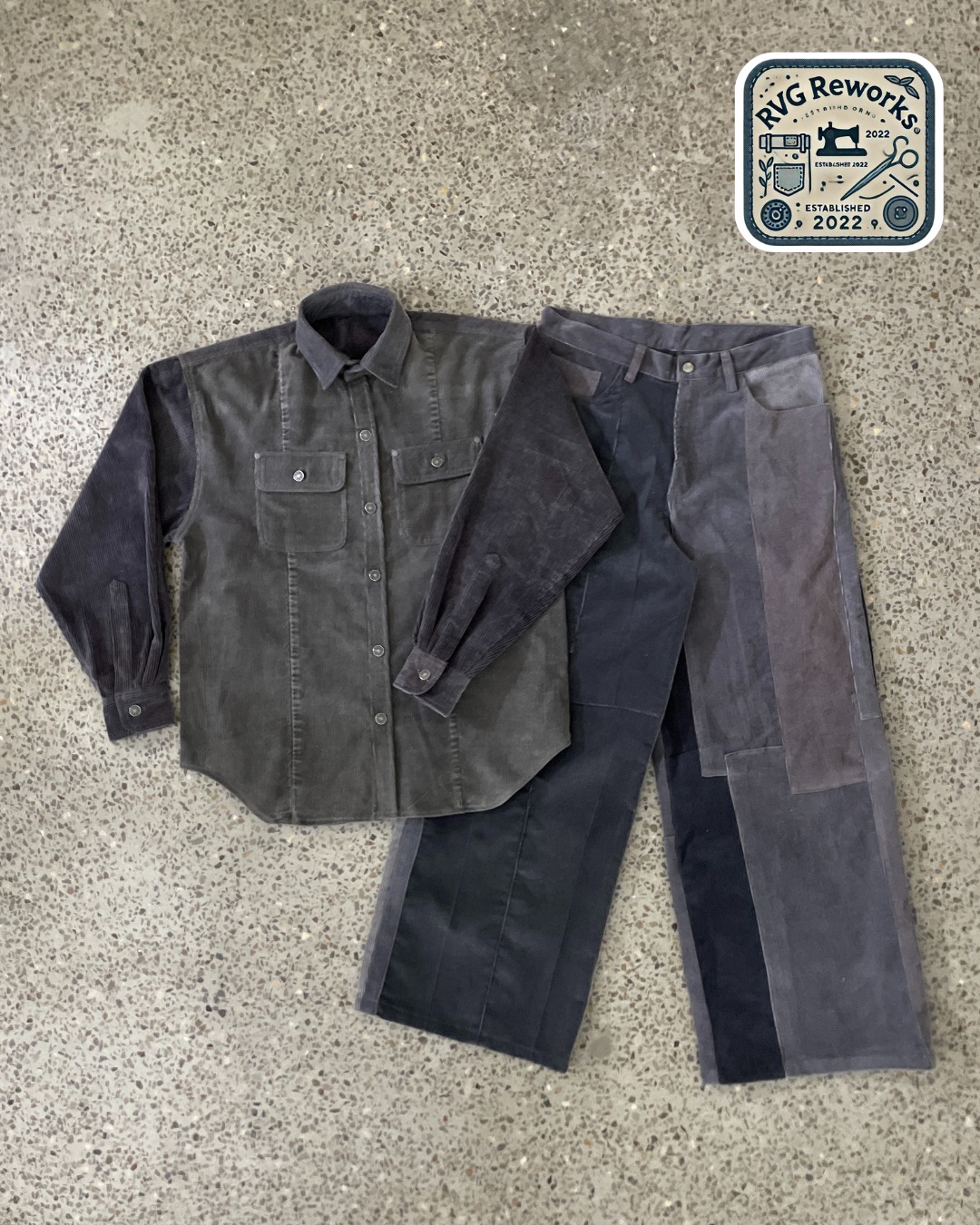 Upcycled Corduroy Utility Set