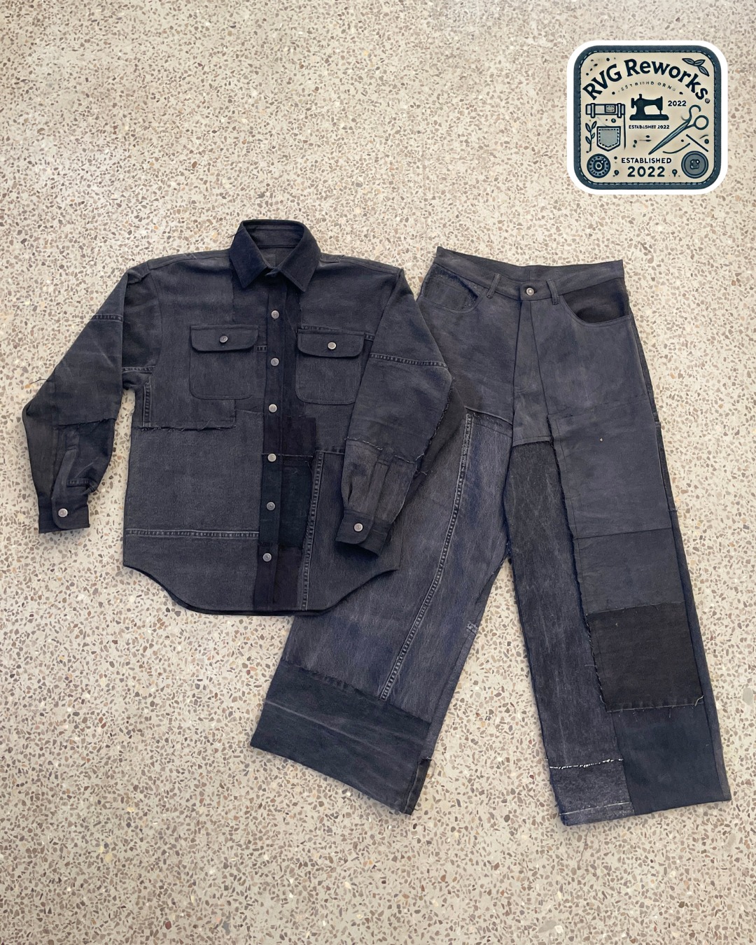 Upcycled Denim Utility Set