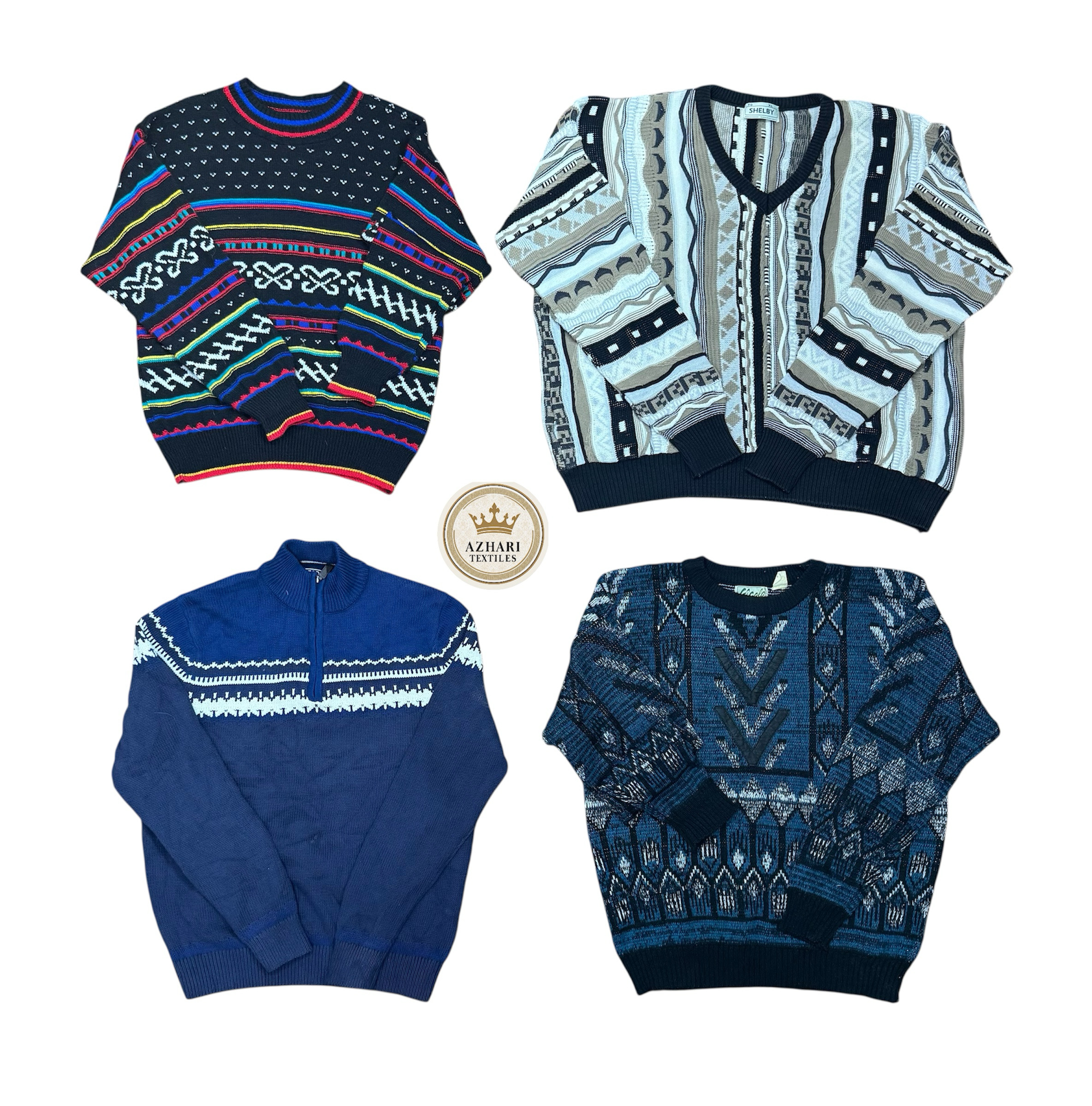 Men’s printed sweater At 505