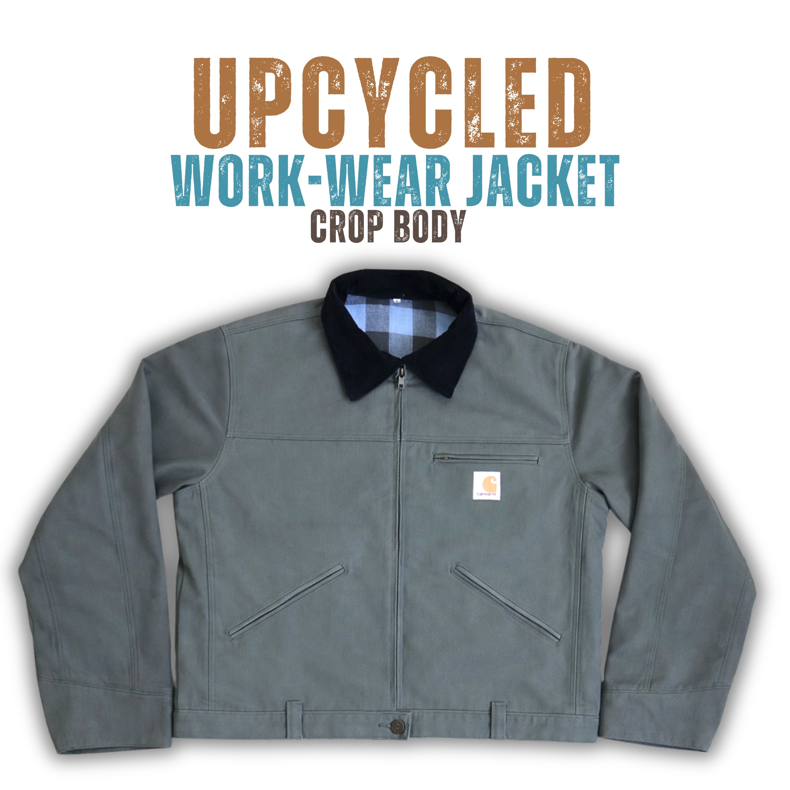 Jaqueta Cropped Carhartt Detroit reciclada -Moq 15..