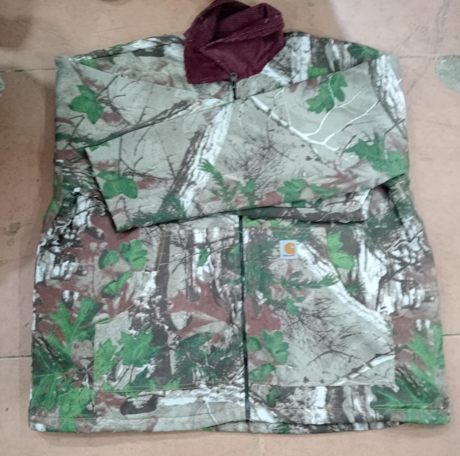 CR1295  Upcycled Carhartt Camo Jackets