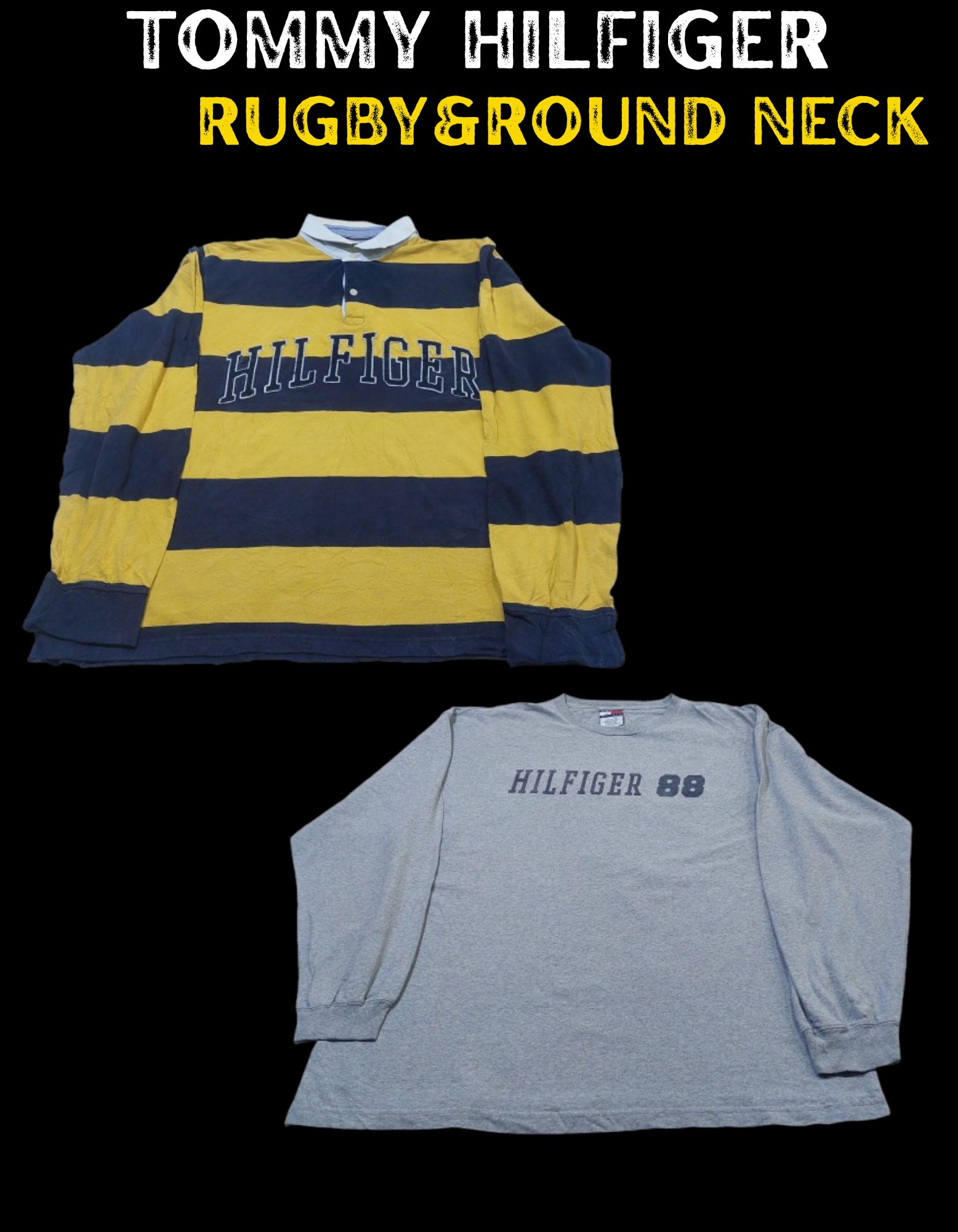 Tommy Hifiger Rugby&Round Neck ❤️ 😍