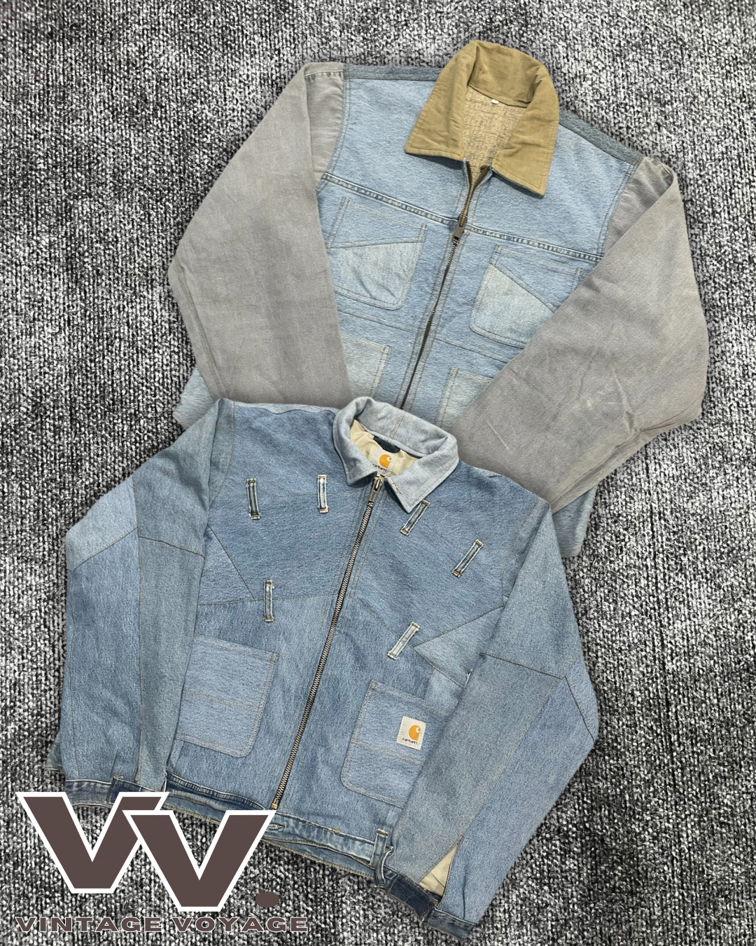 Carhartt upgecycelte Denimjacken #11226