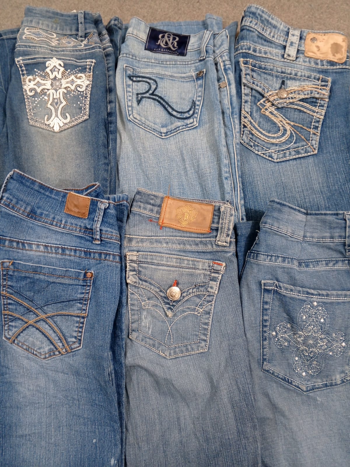 Pantalon flare orné HD1354 Ladies Y2K