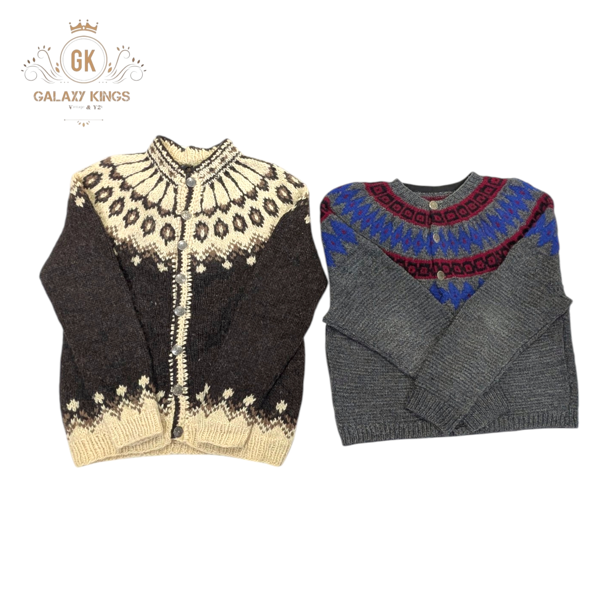 Malhas Fair Isle Y2K e Noruega
